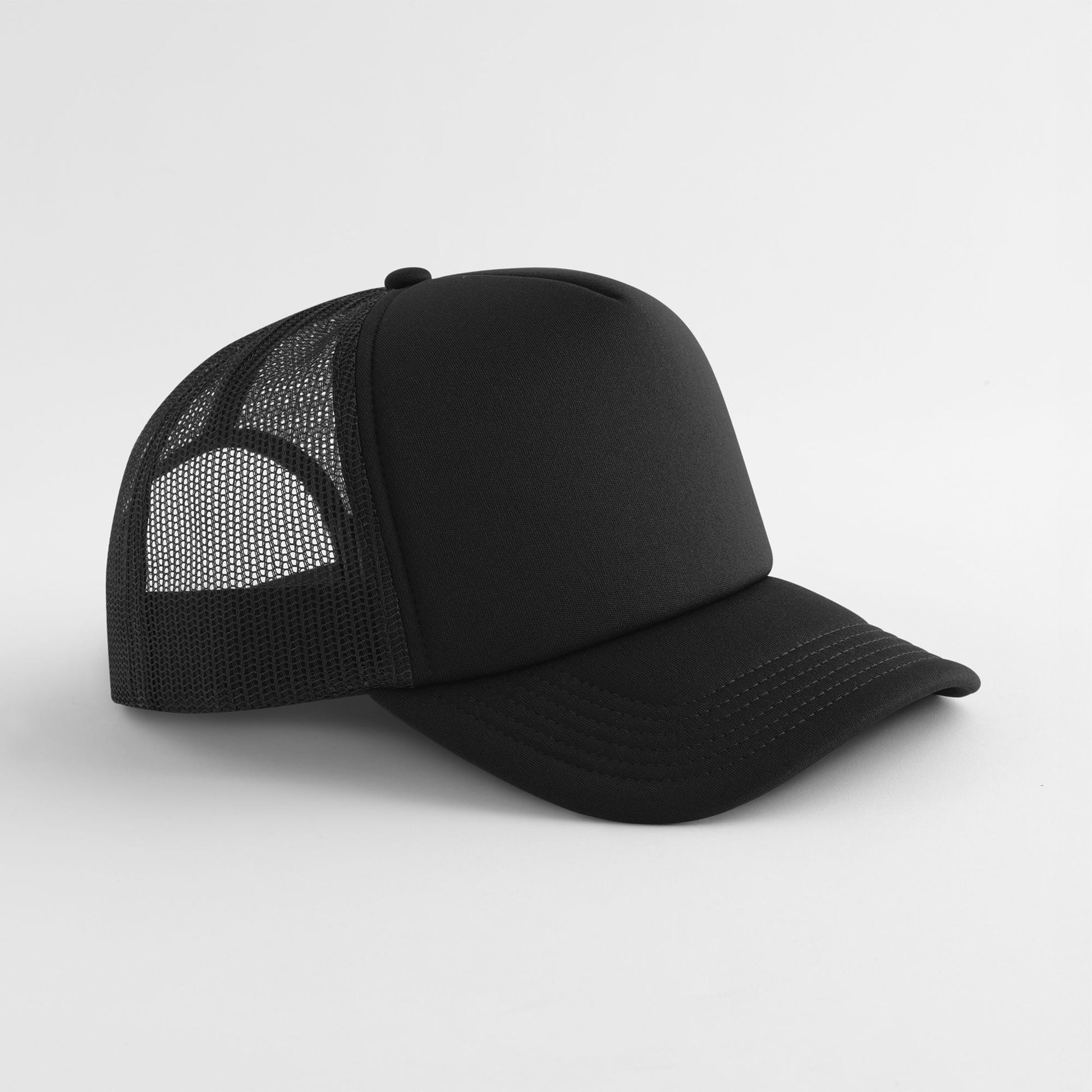 Casquette Style Trucker 5 Pans - Black