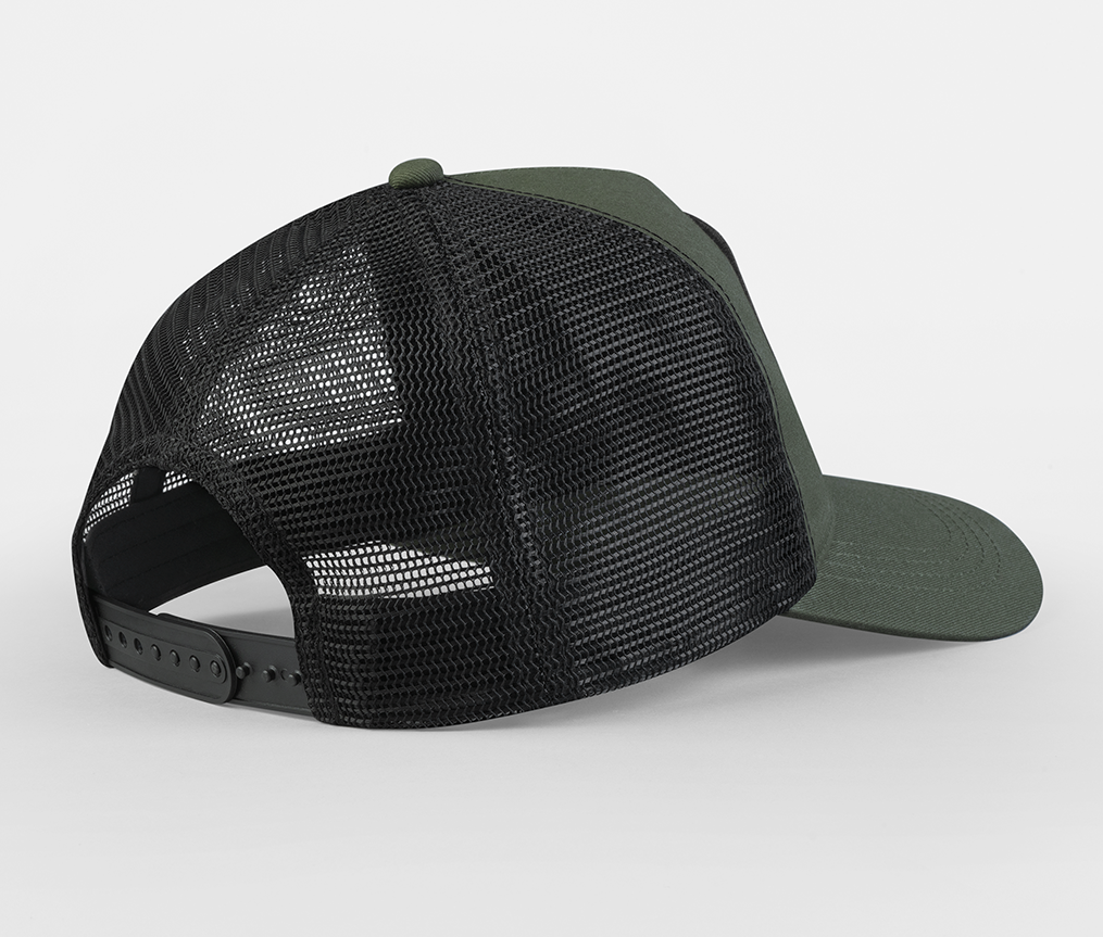 Casquette Trucker Avec Empiècement - Olive Green/black