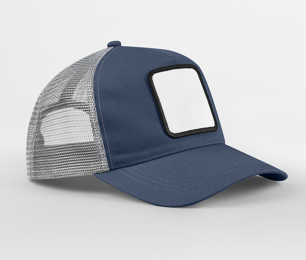 Casquette Trucker Avec Empiècement - Slate Blue/light Grey