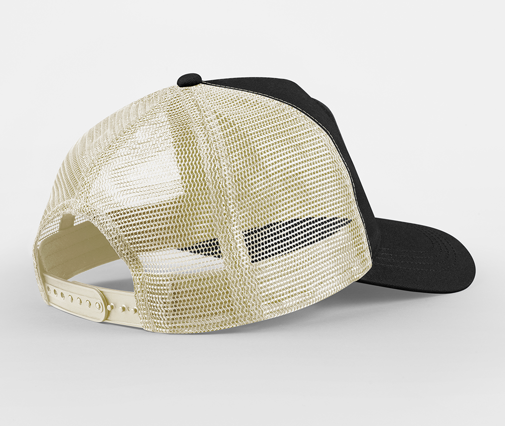 Casquette Trucker Avec Empiècement - Black/stone