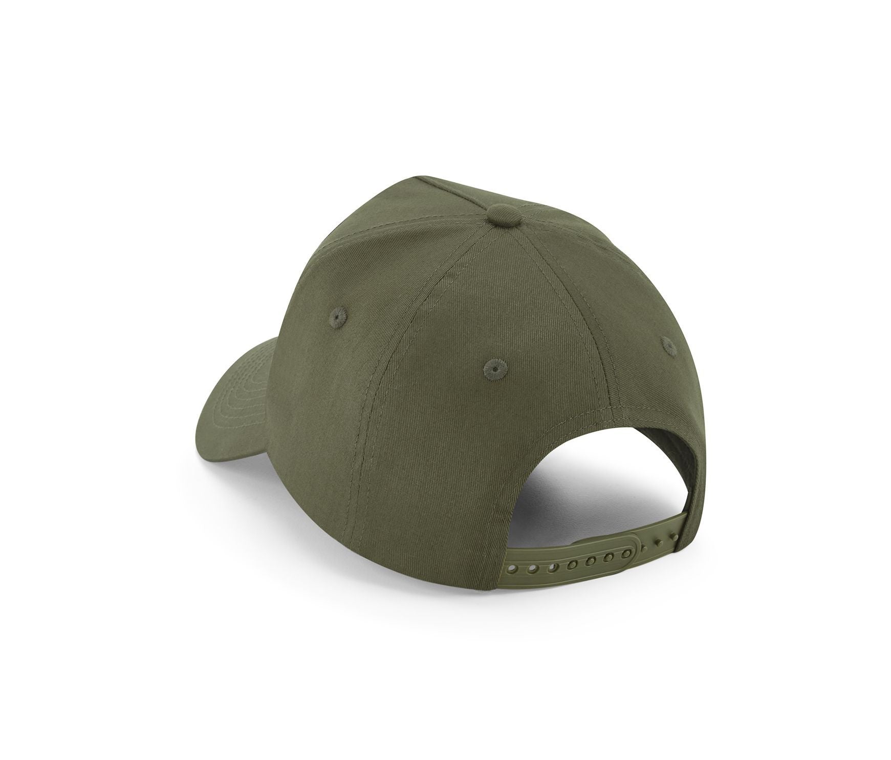 Casquette 5 Pans Avec Patch Amovible - Military Green