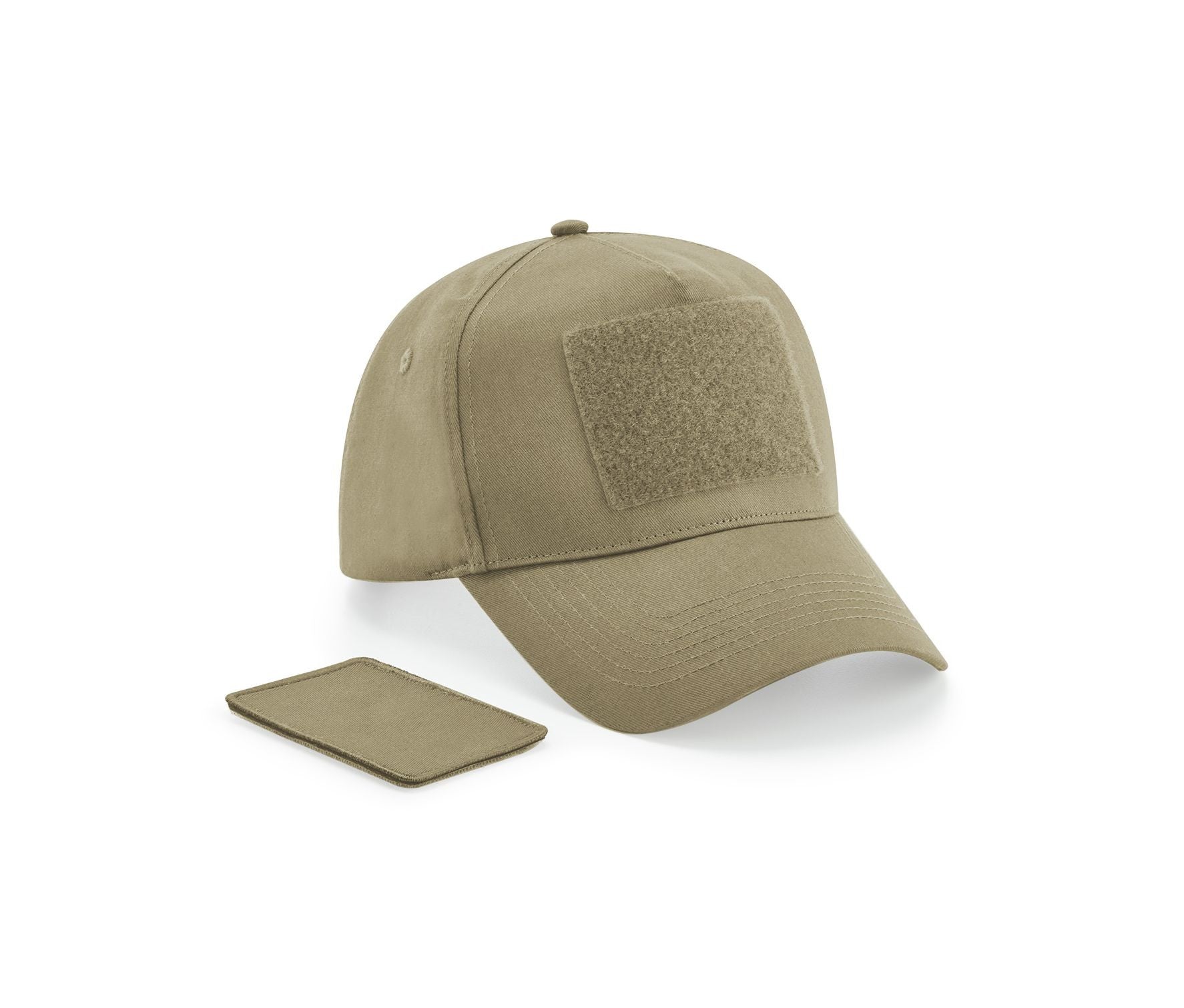 Casquette 5 Pans Avec Patch Amovible - Desert Sand