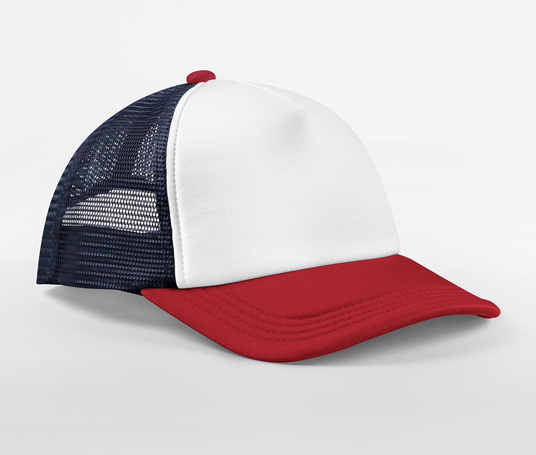 Casquette Trucker 5 Pans - Navy/red