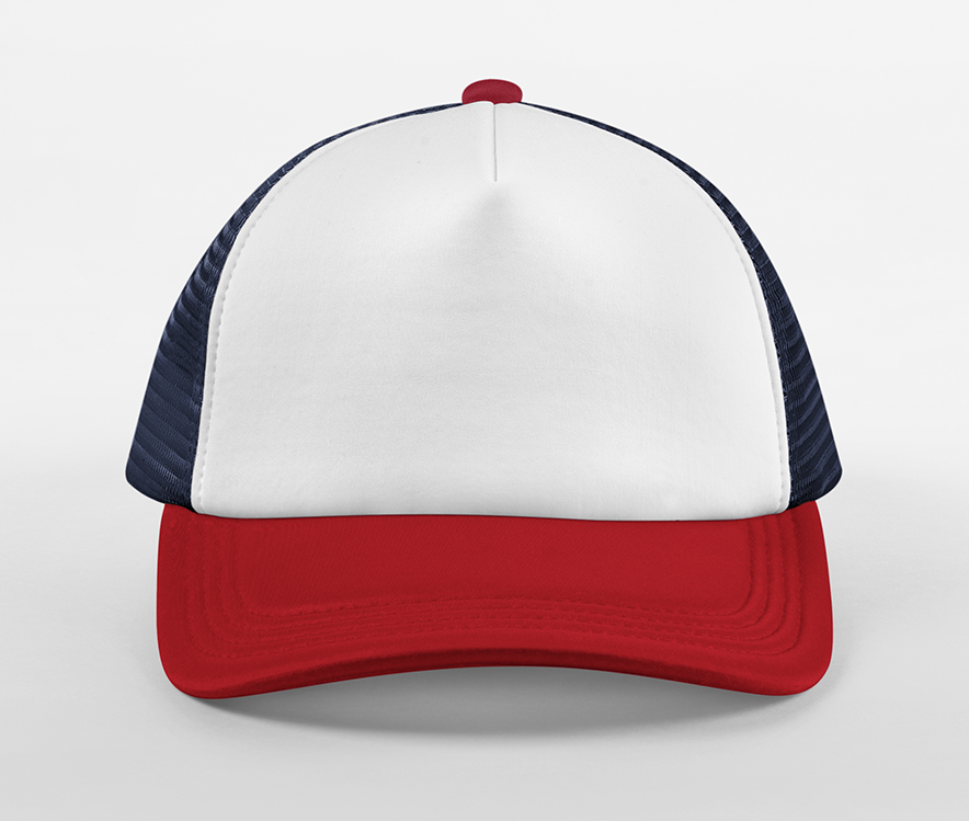 Casquette Trucker 5 Pans - Navy/red