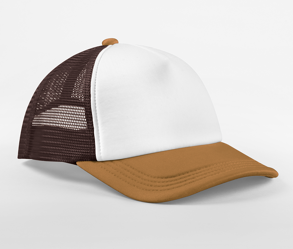 Casquette Trucker 5 Pans - Chocolate/dark Amber