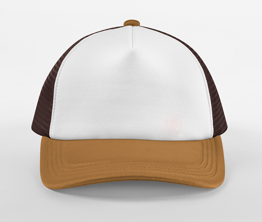 Casquette Trucker 5 Pans - Chocolate/dark Amber