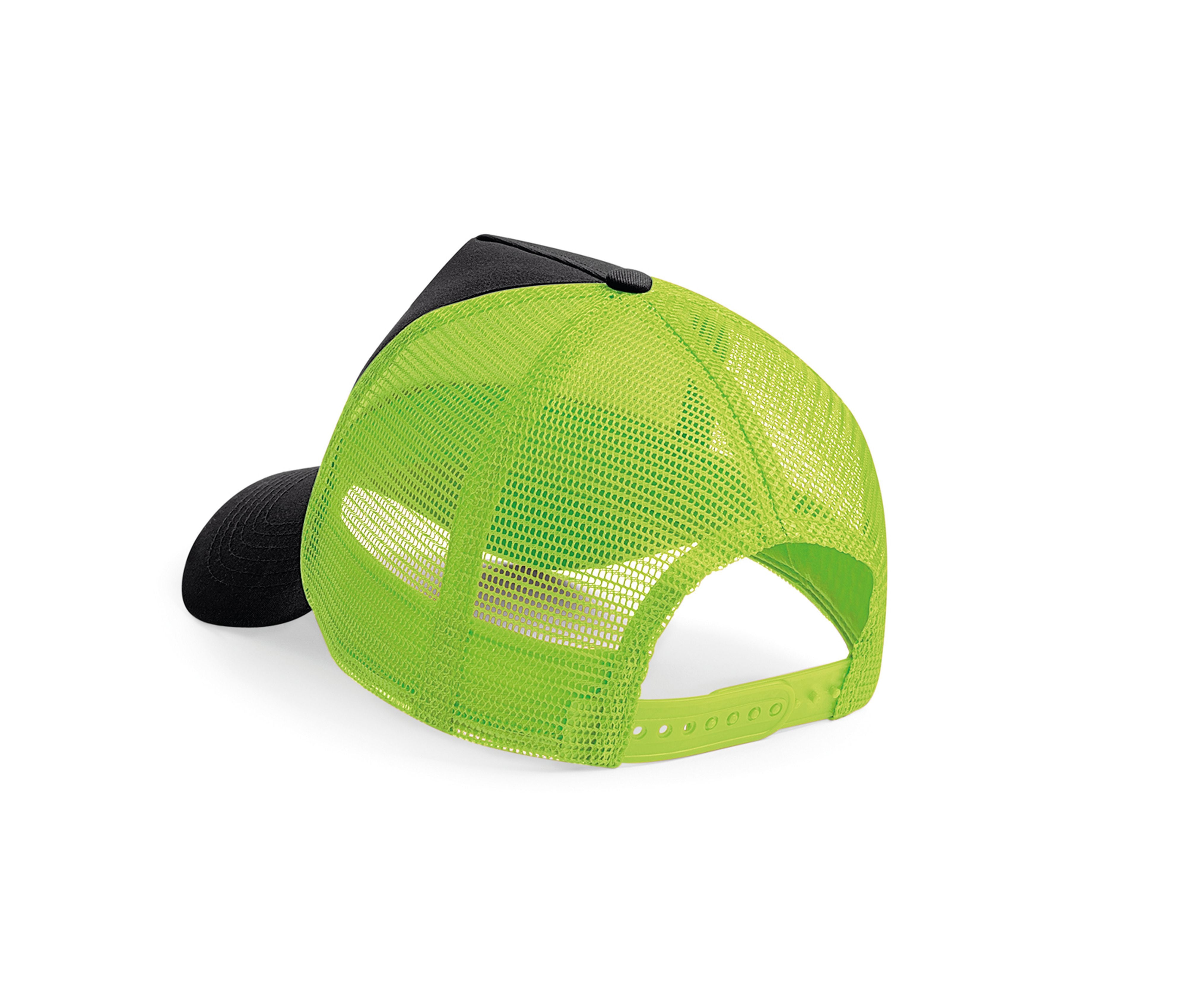Casquette Américaine - Black/lime Green