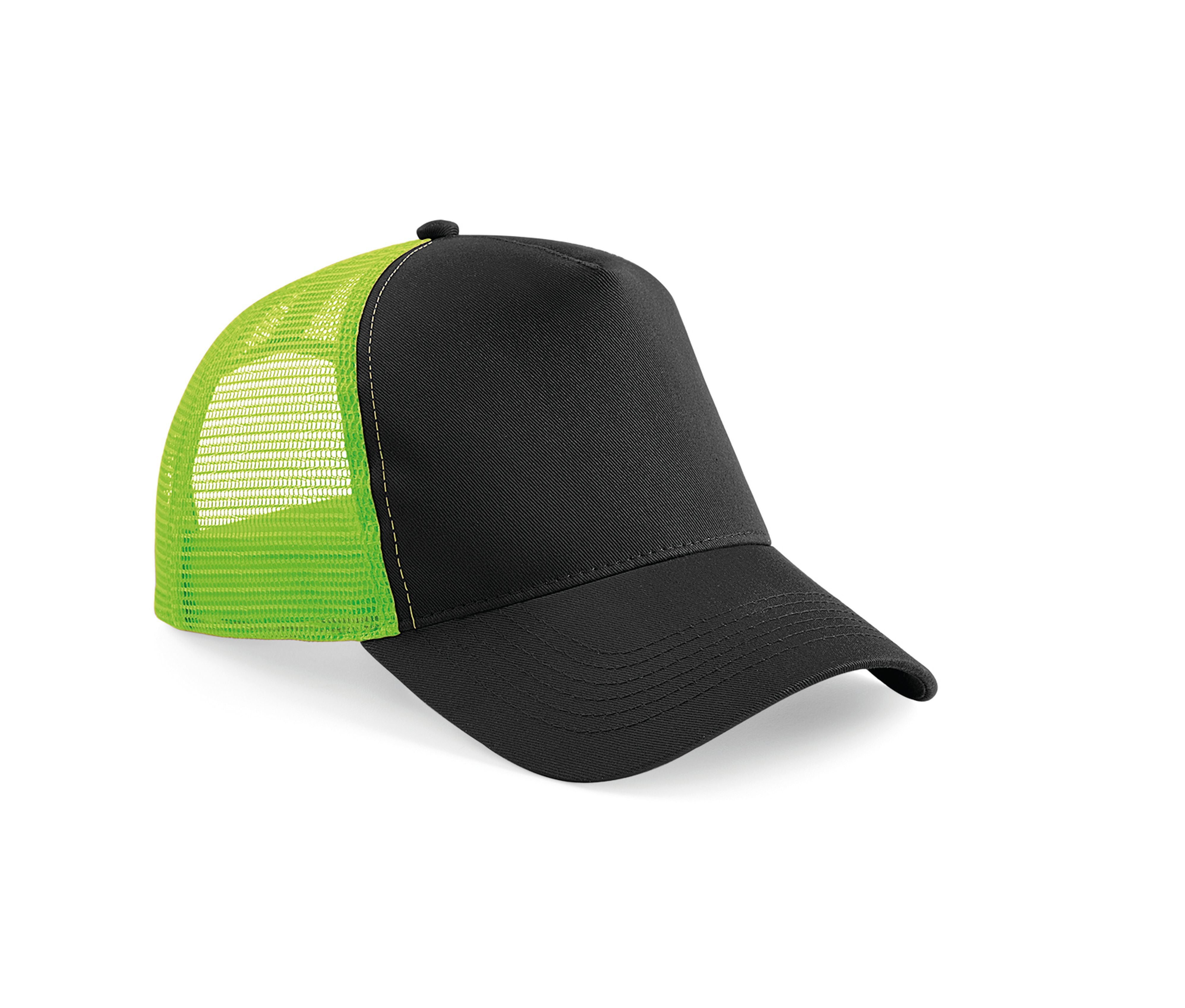 Casquette Américaine - Black/lime Green