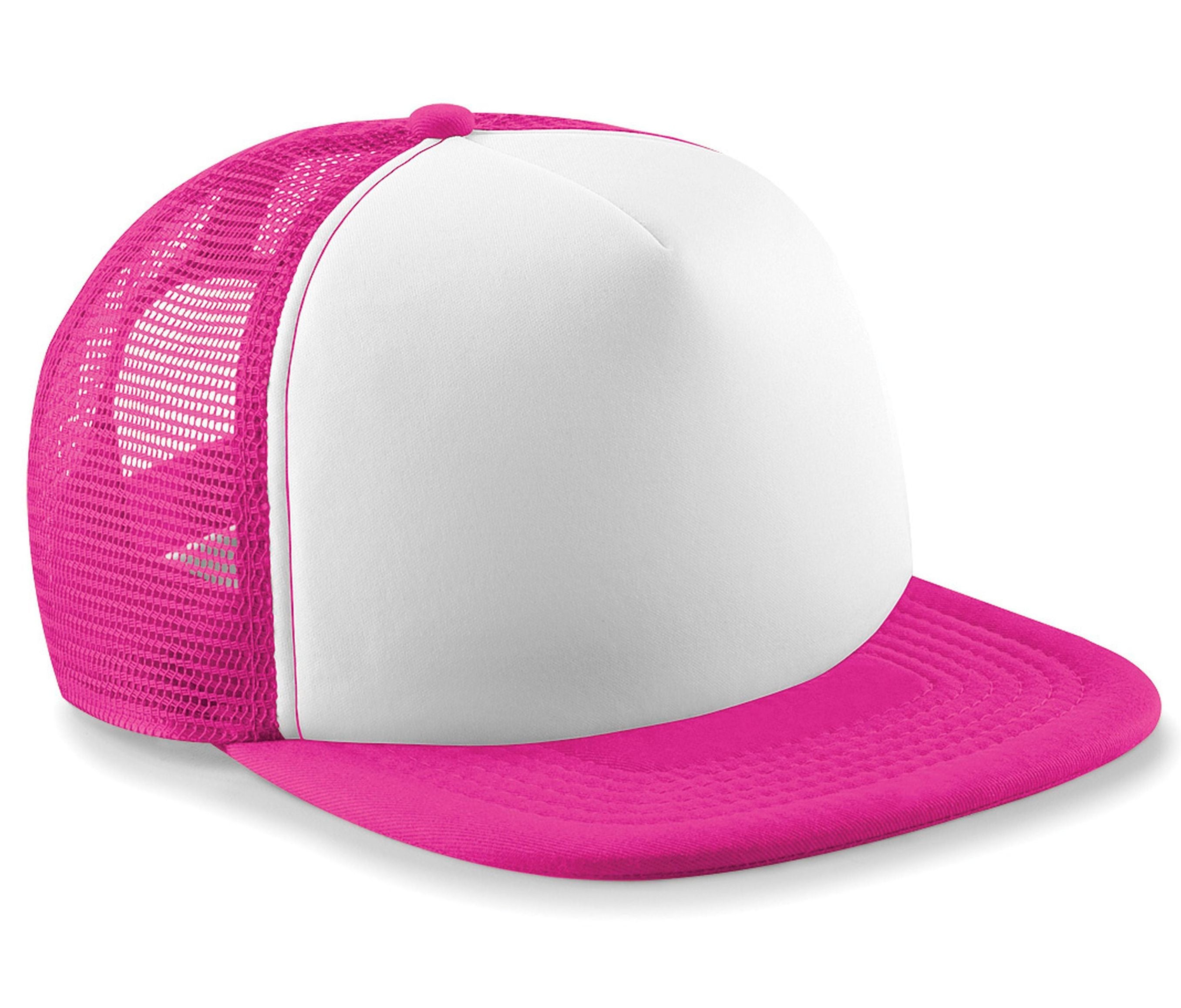 Casquette Américaine Enfant - Fuchsia/white