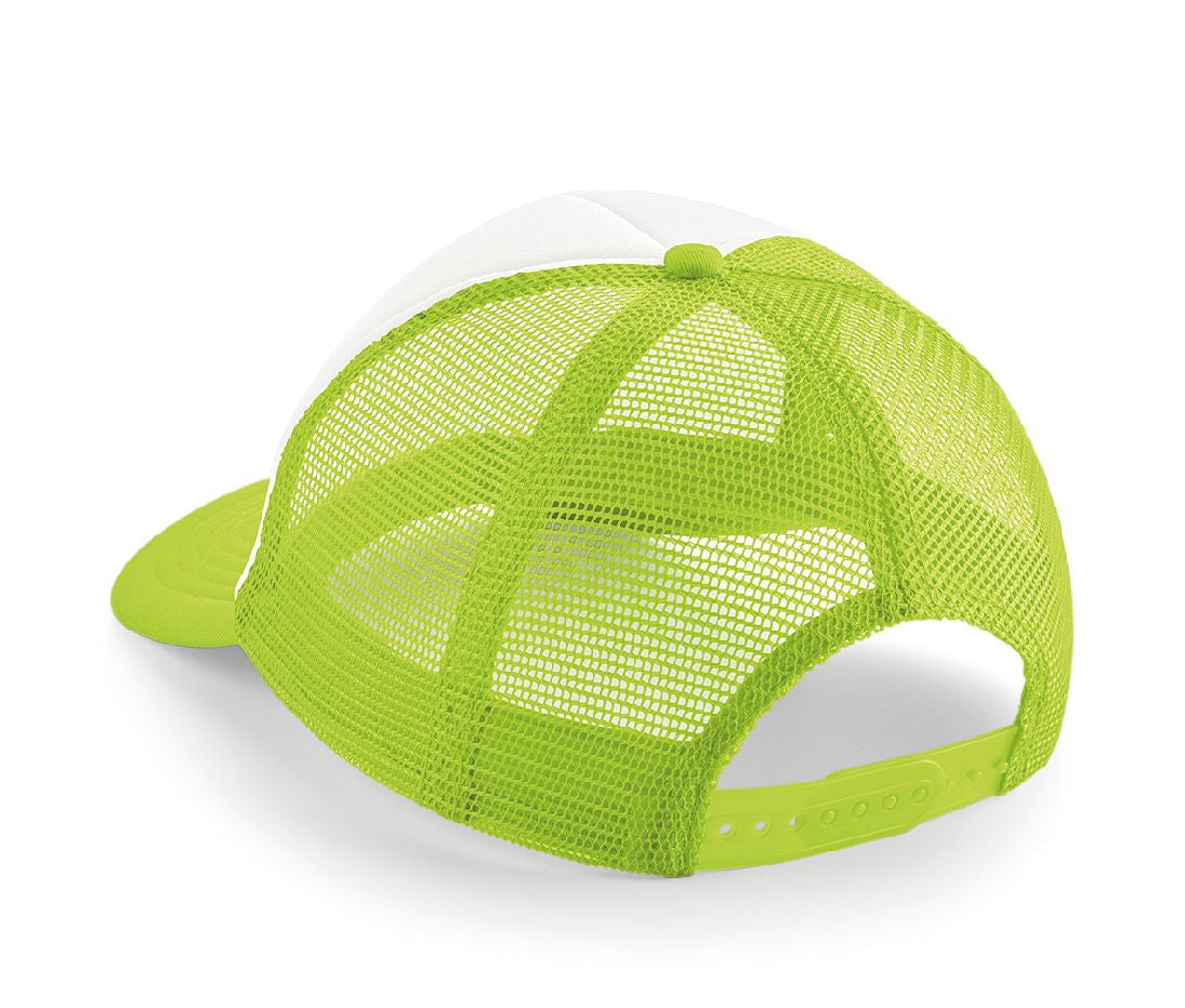 Casquette Américaine Enfant - Lime Green/white