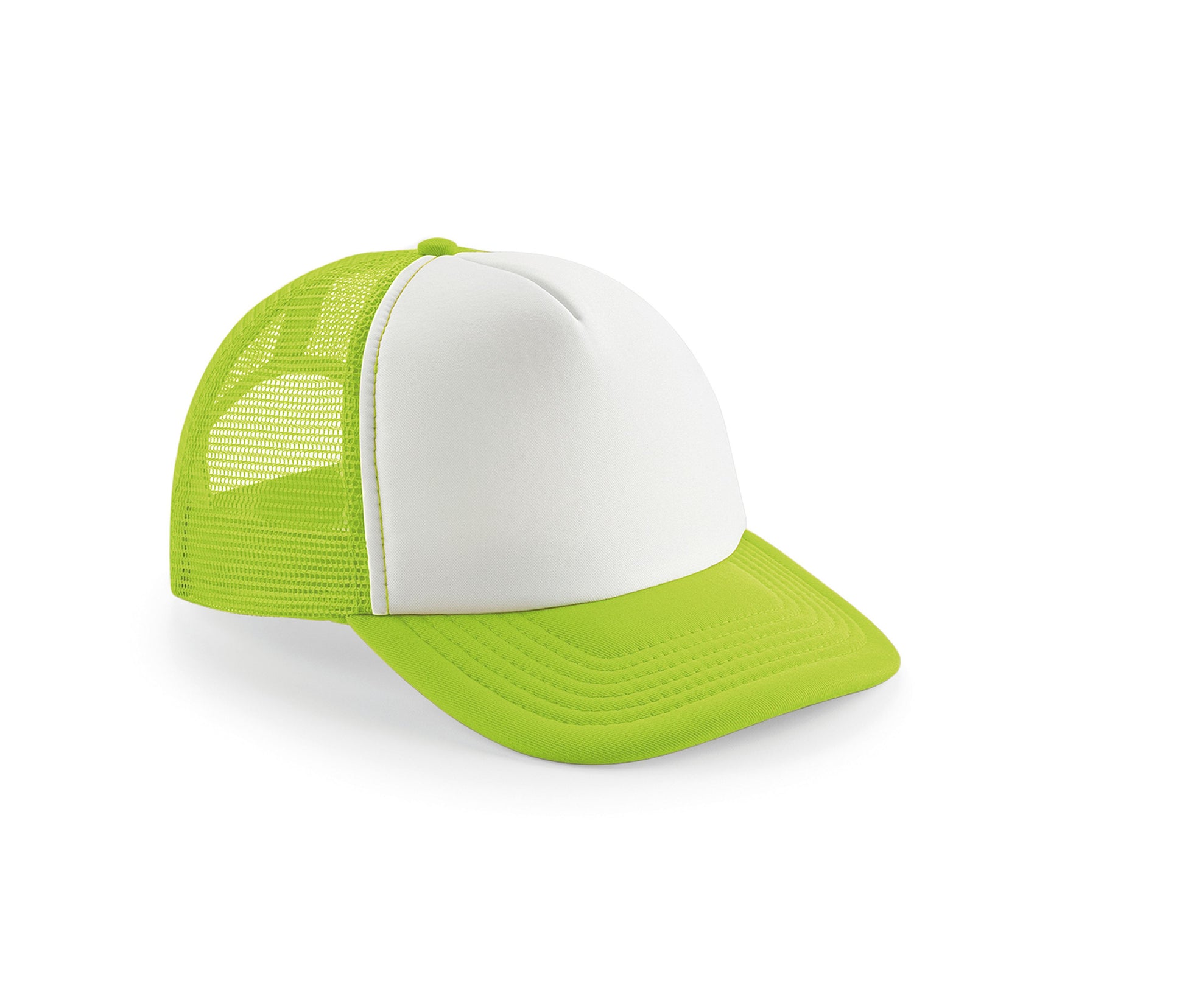 Casquette Américaine Enfant - Lime Green/white