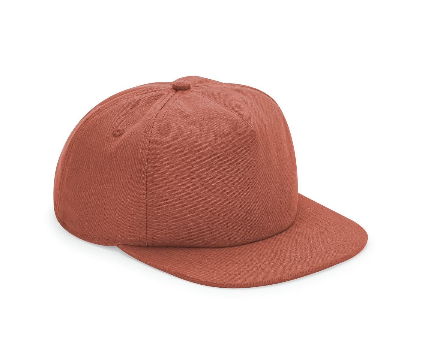 Casquette Destructurée en Coton Organique - Terracotta