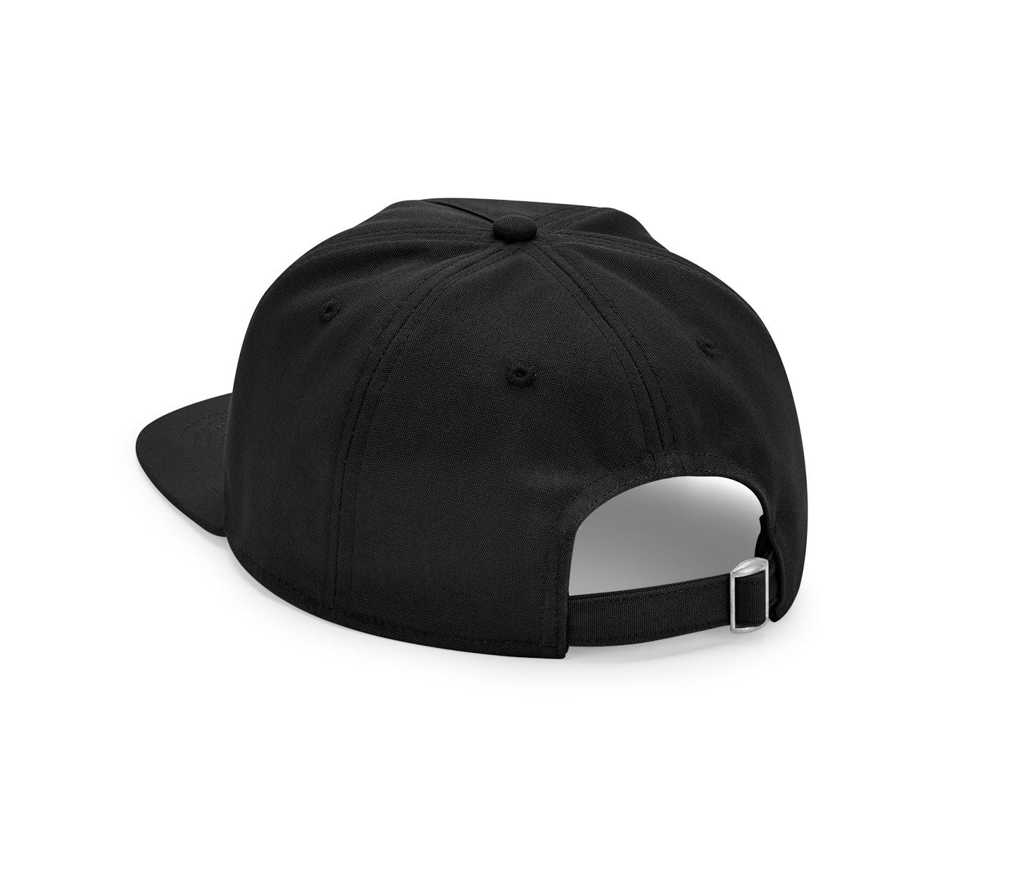Casquette Destructurée en Coton Organique - Black