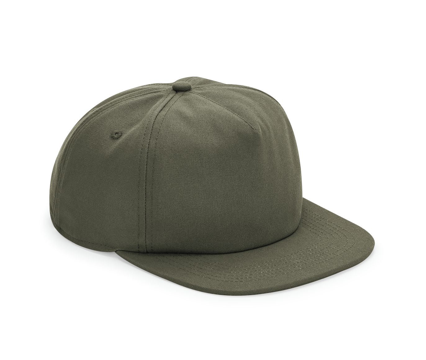 Casquette Destructurée en Coton Organique - Olive Green
