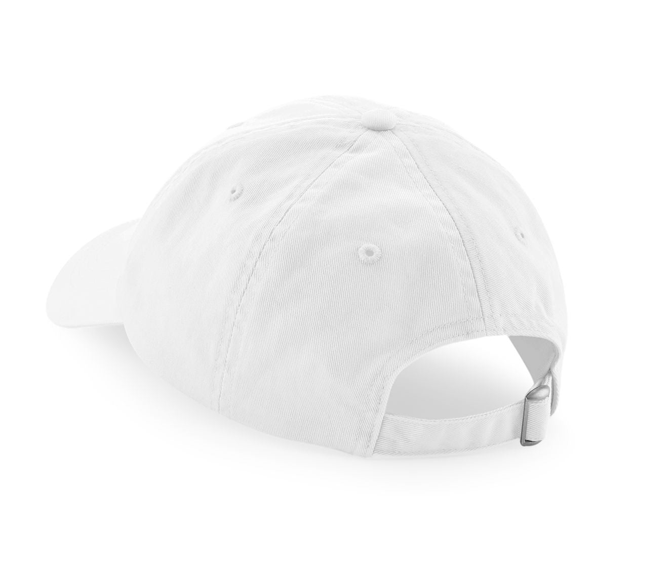 Casquette 6 Pans en Coton Organique - White