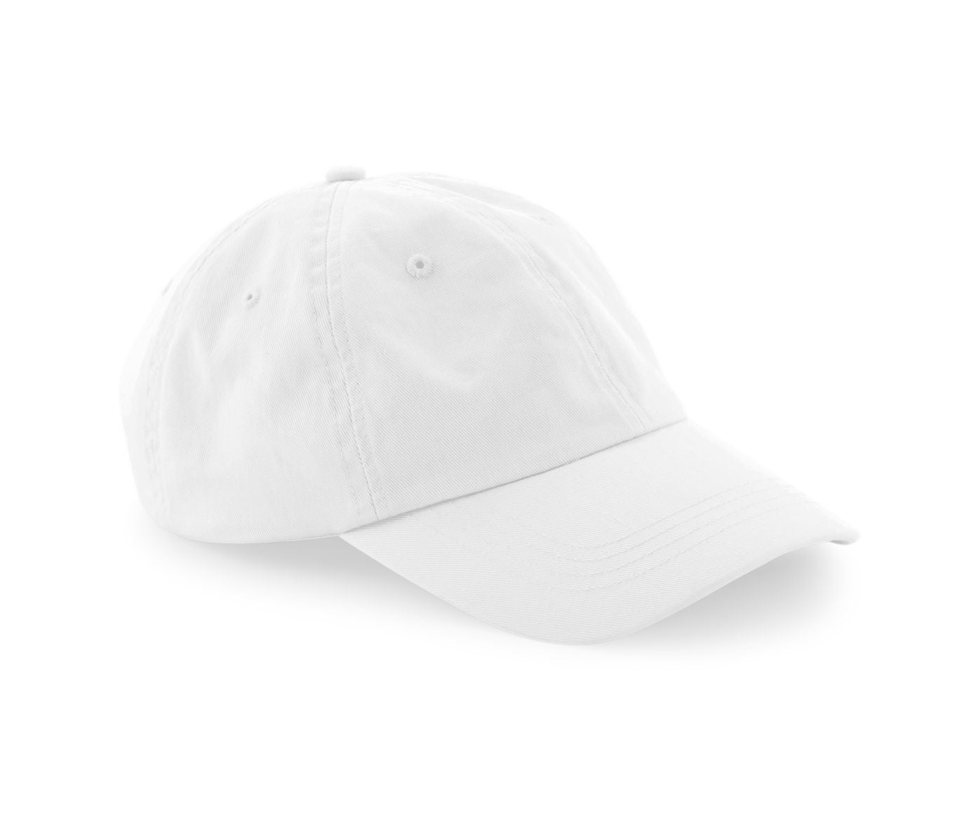 Casquette 6 Pans en Coton Organique - White