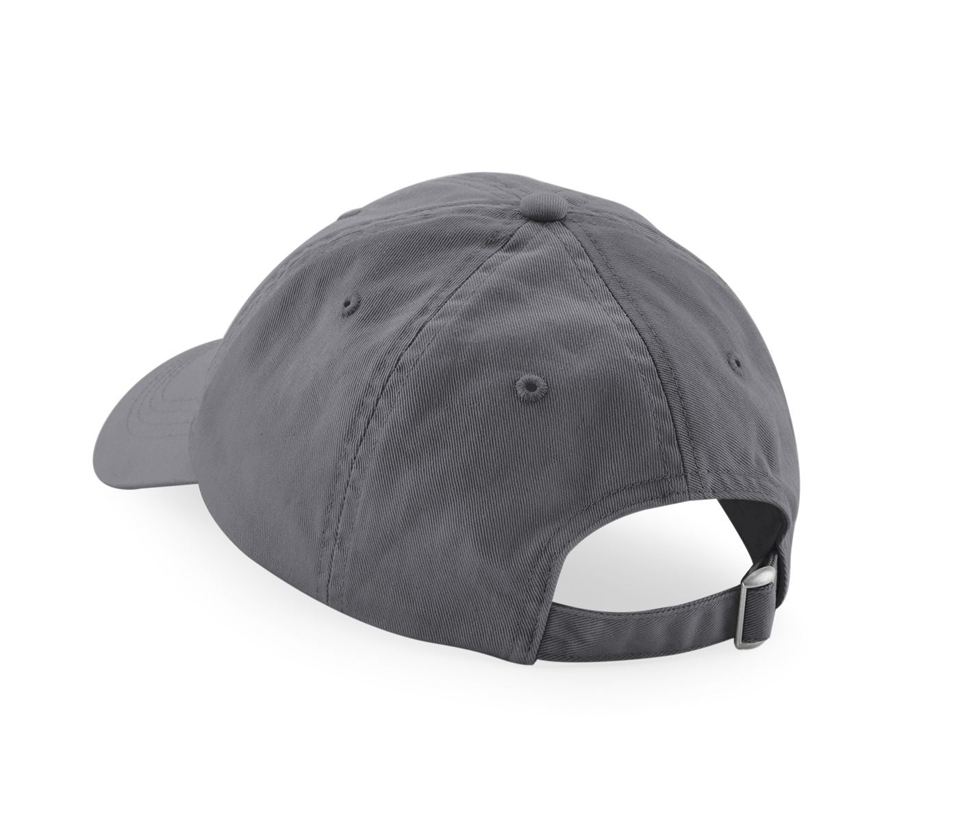 Casquette 6 Pans en Coton Organique - Graphite Grey