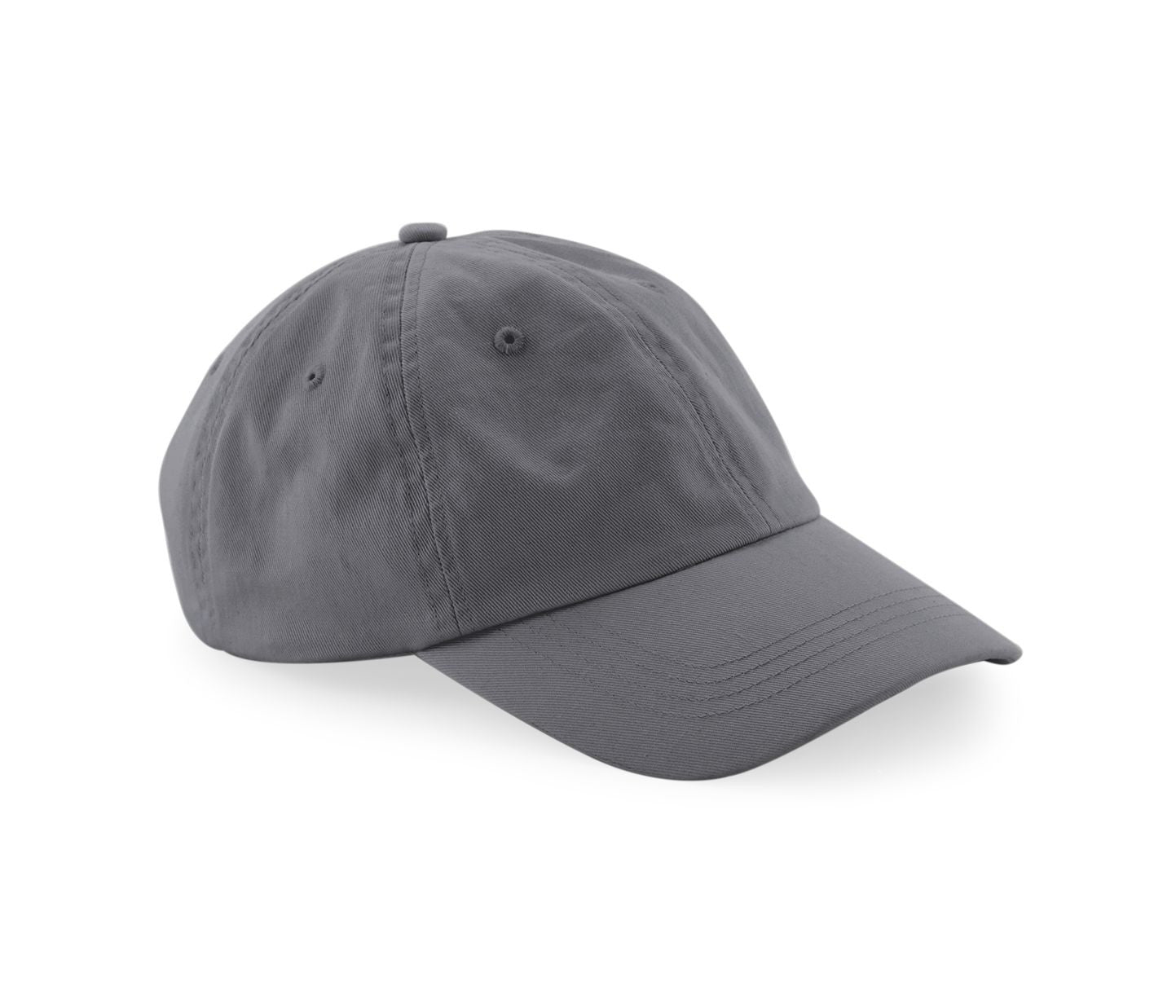 Casquette 6 Pans en Coton Organique - Graphite Grey