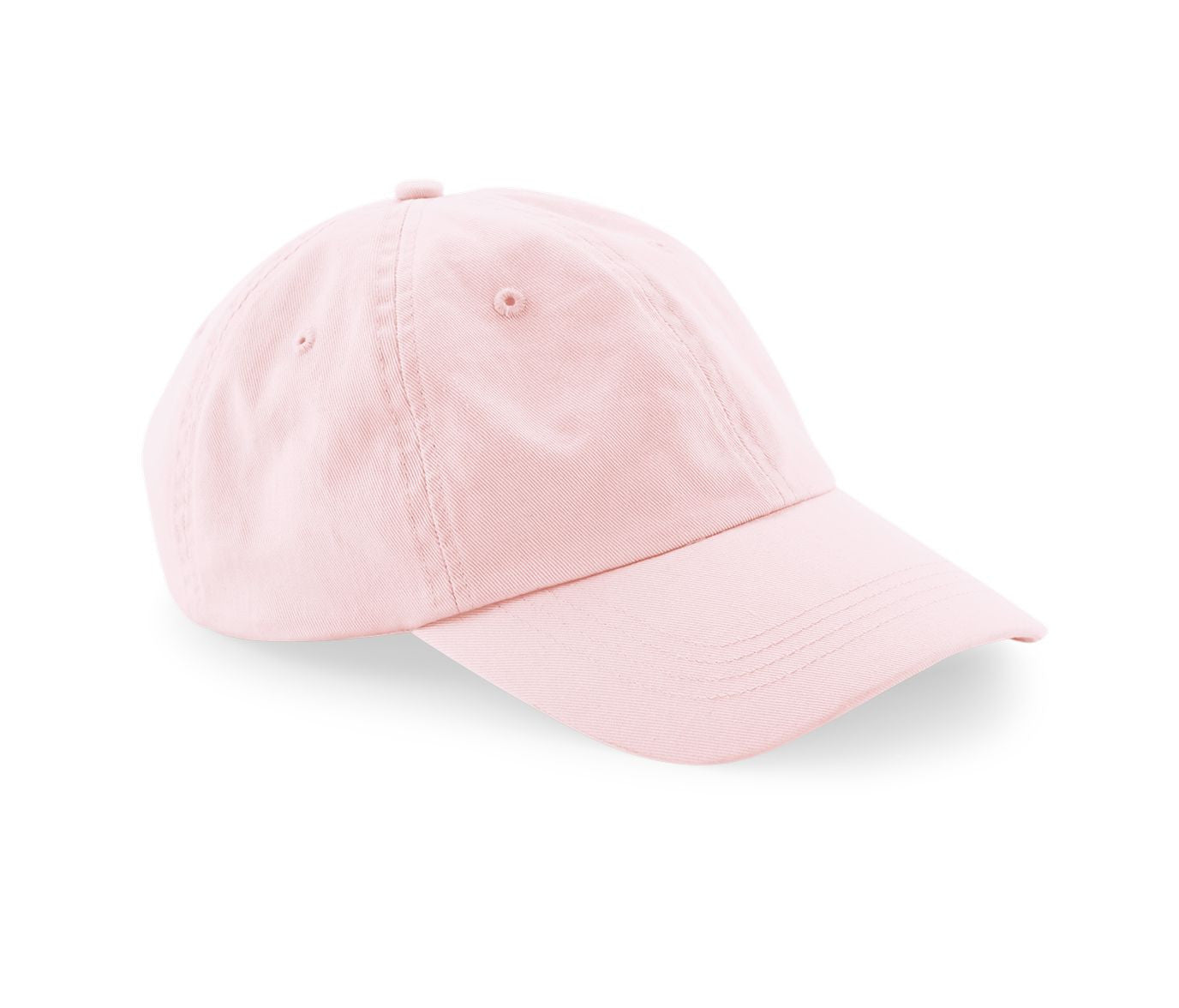 Casquette 6 Pans en Coton Organique - Powder Pink