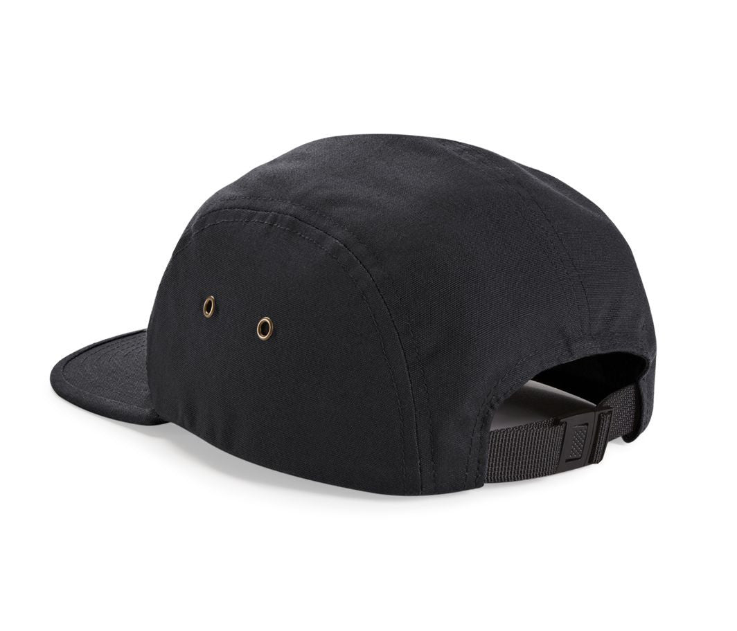 Casquette 5 Pans en Toile - Black