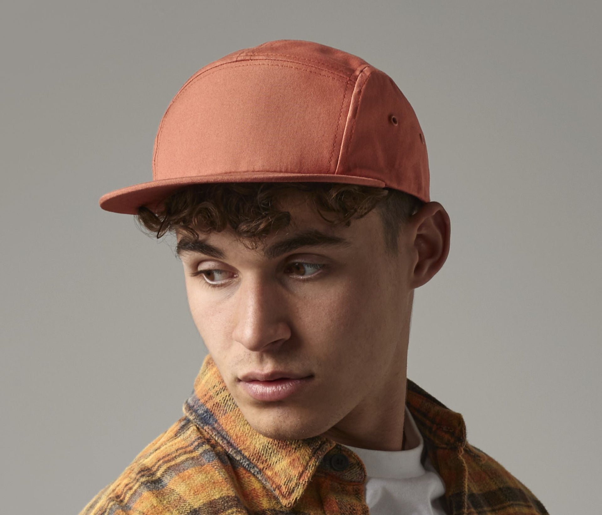 Casquette 5 pans en toile