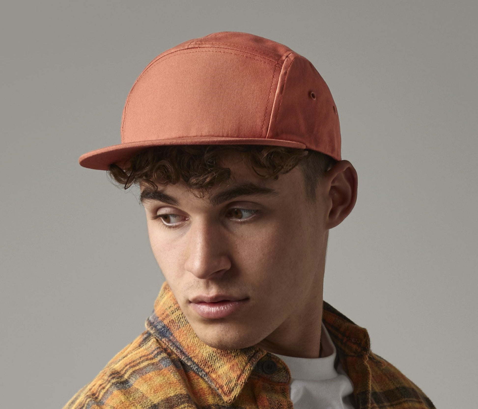 Casquette 5 pans en toile
