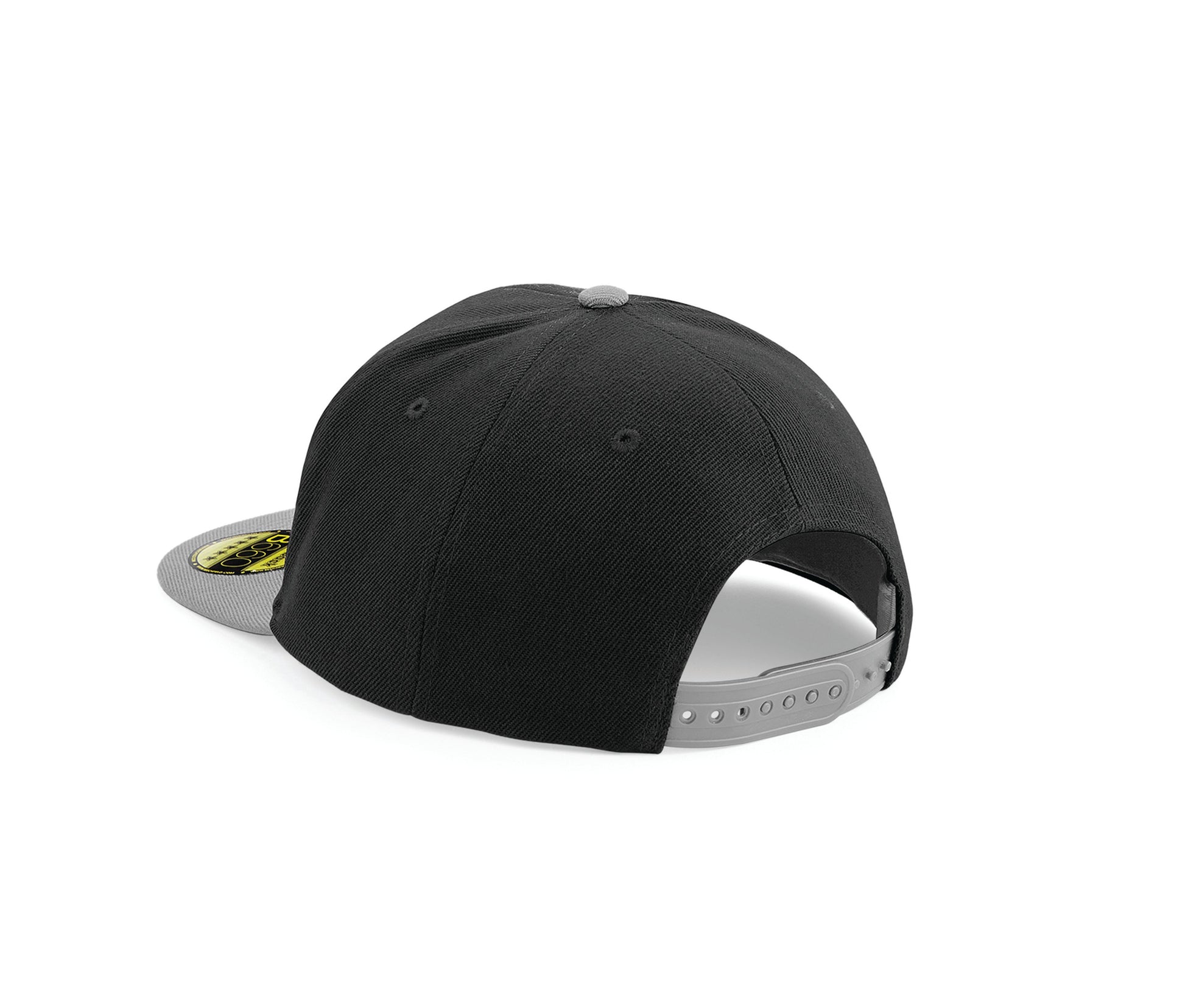 Casquette Style Rappeur Avec Visière Contrastée - Black/light Grey