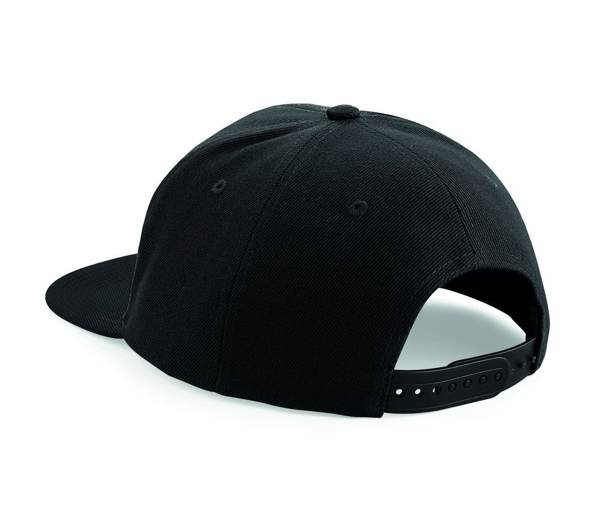 Casquette Style Rappeur Avec Visière Contrastée - Black / Black / Black