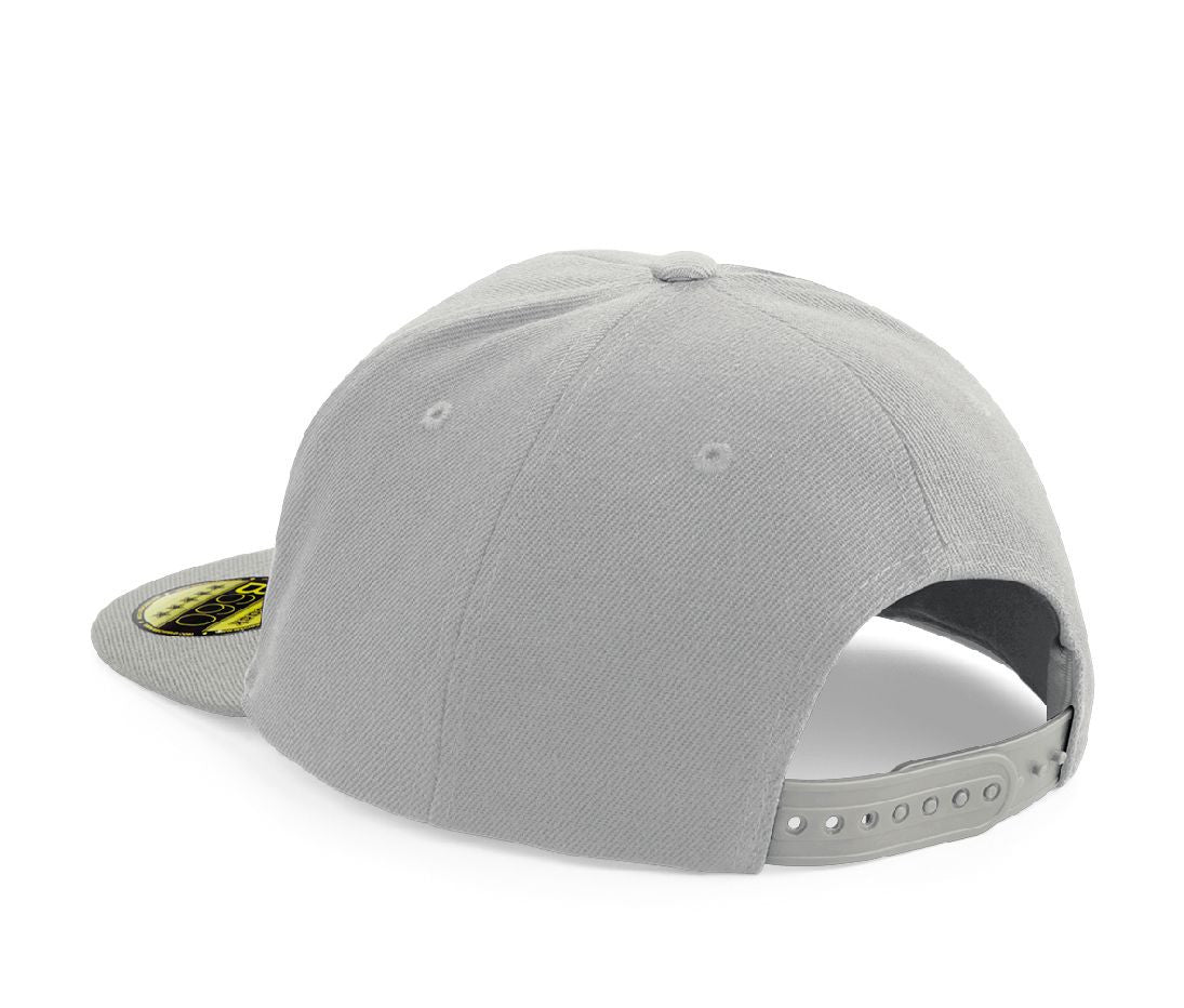 Casquette Style Rappeur Avec Visière Contrastée - Grey/grey