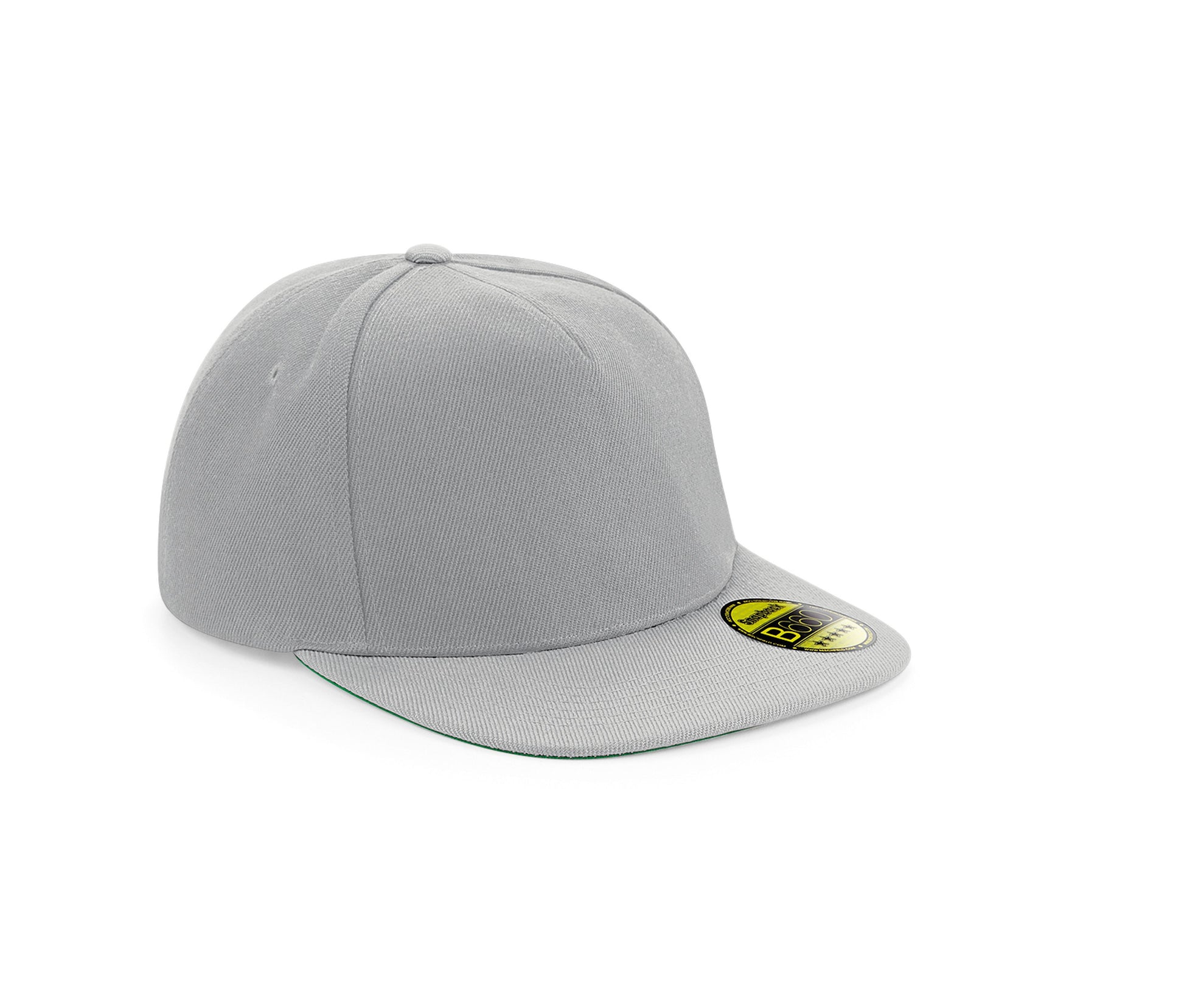 Casquette Style Rappeur Avec Visière Contrastée - Grey/grey