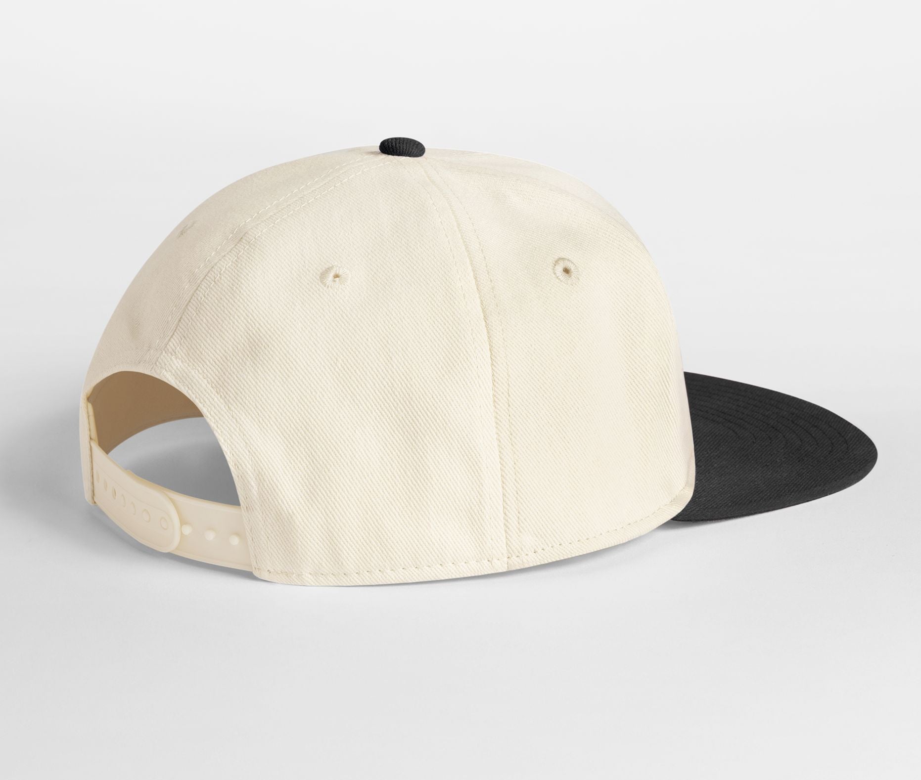 Casquette 6 Pans Contrastée - Natural/black