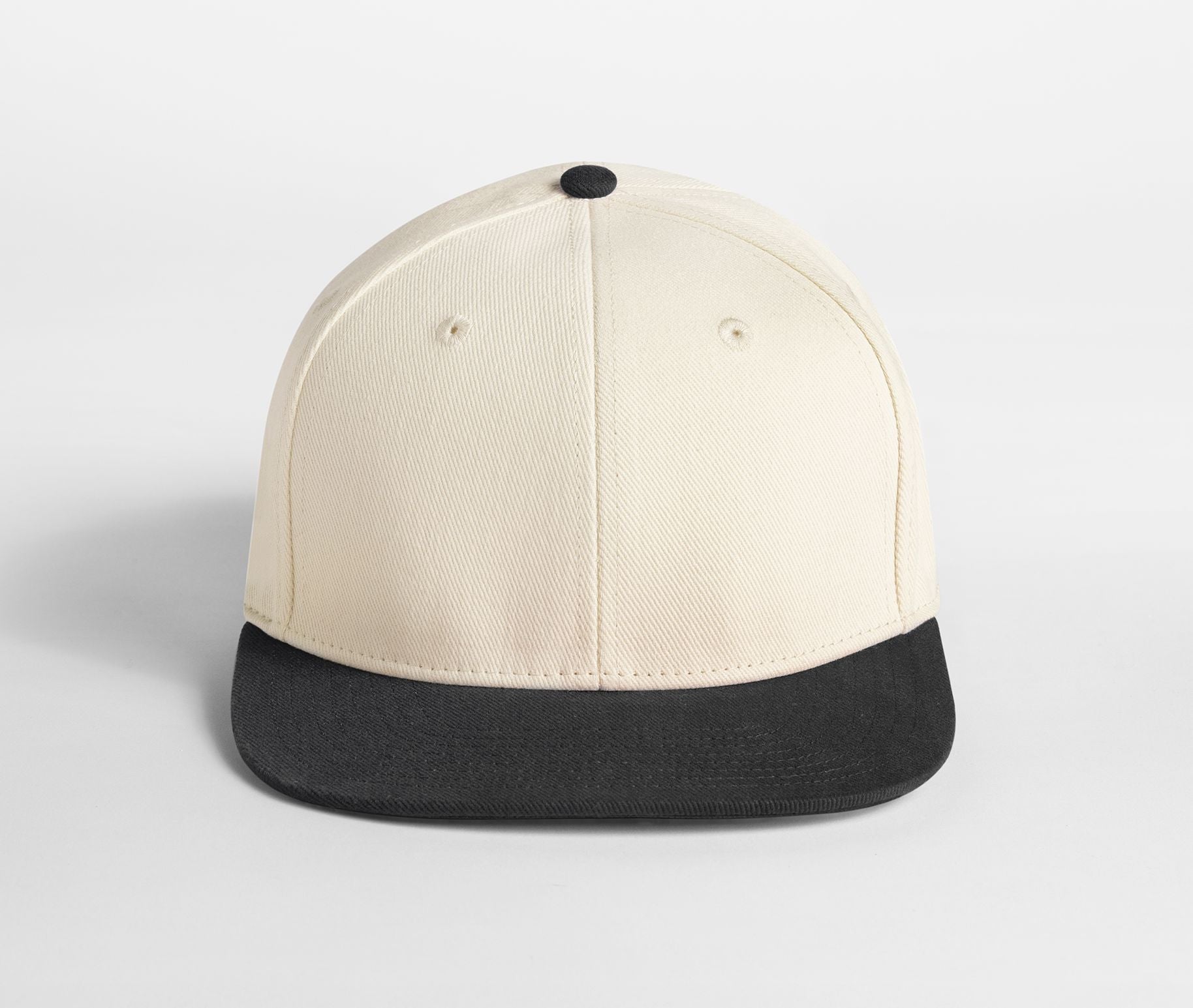 Casquette 6 Pans Contrastée - Natural/black