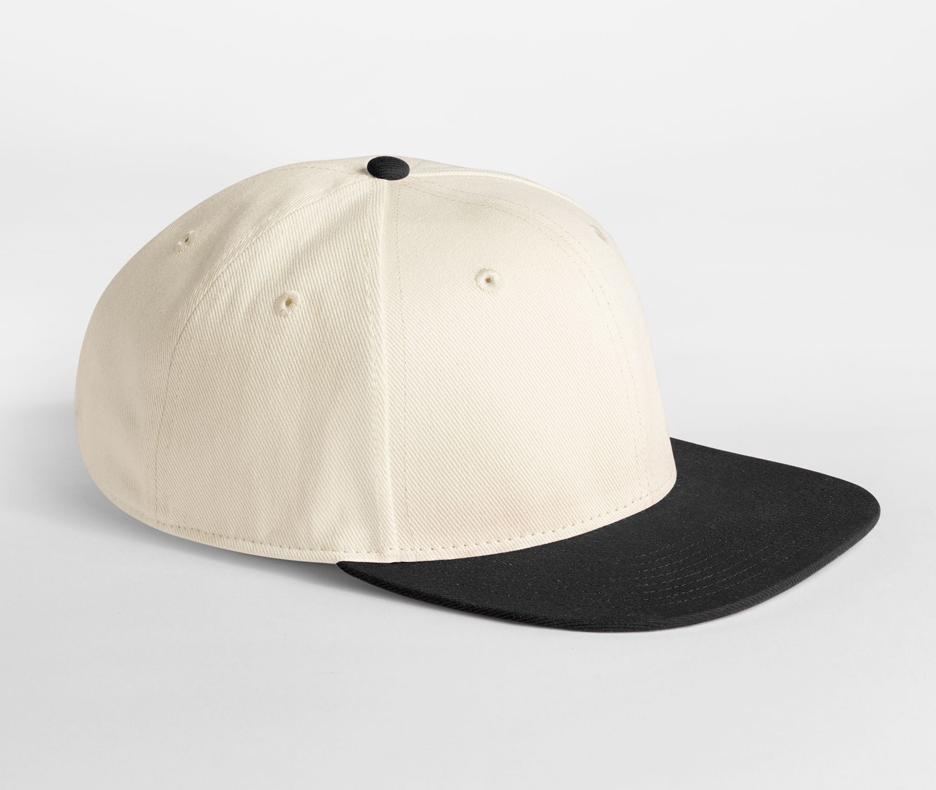 Casquette 6 Pans Contrastée - Natural/black