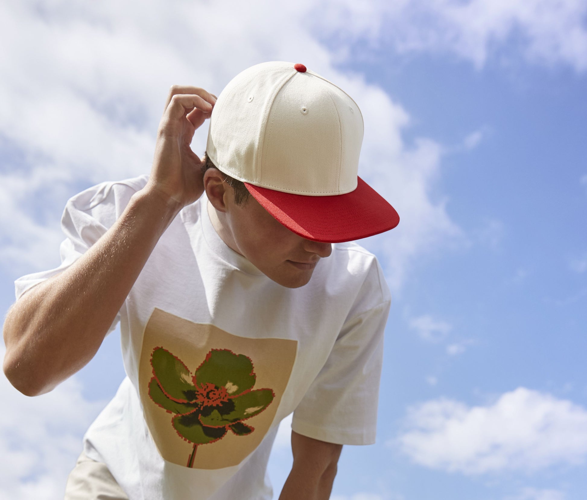 Casquette 6 pans contrastée