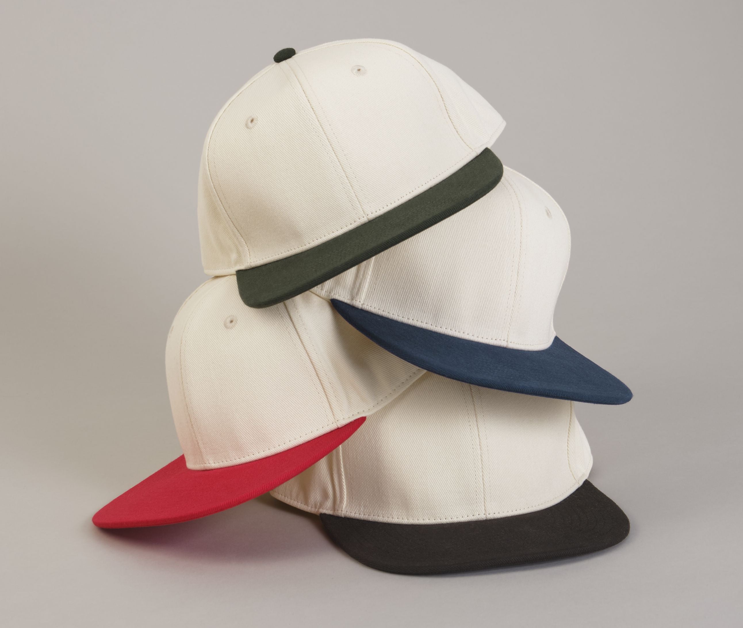 Casquette 6 pans contrastée