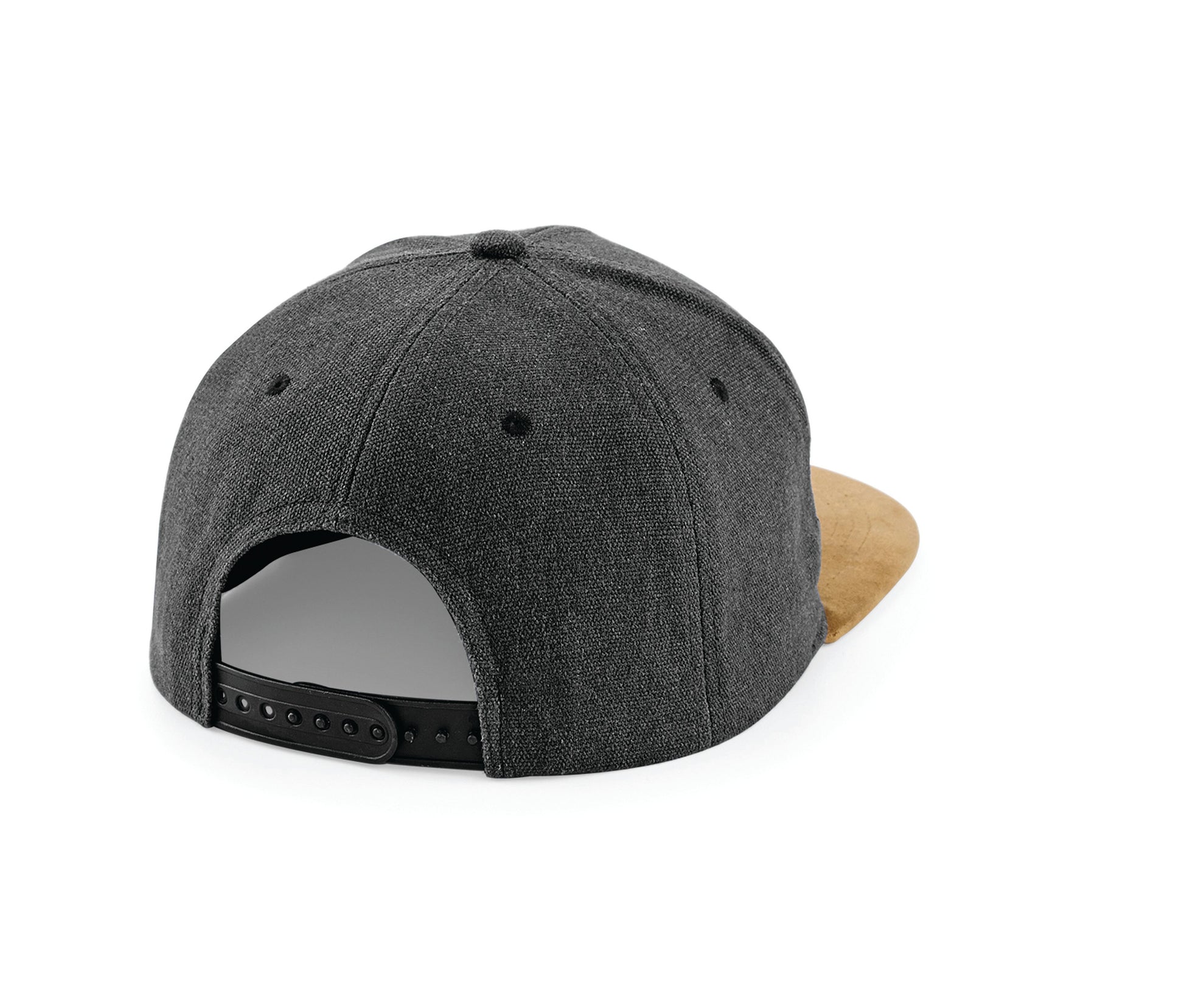 Casquette Avec Visière Effet Daim - Vintage Black