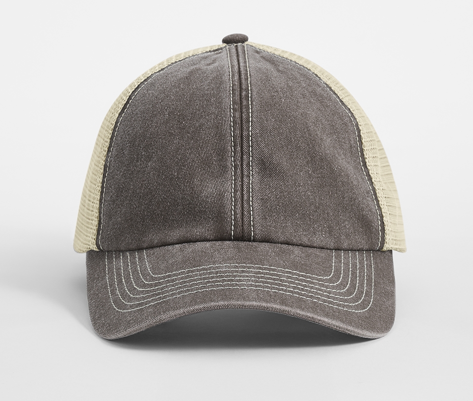 Casquette Trucker 6 Pans - Vintage Brown/stone