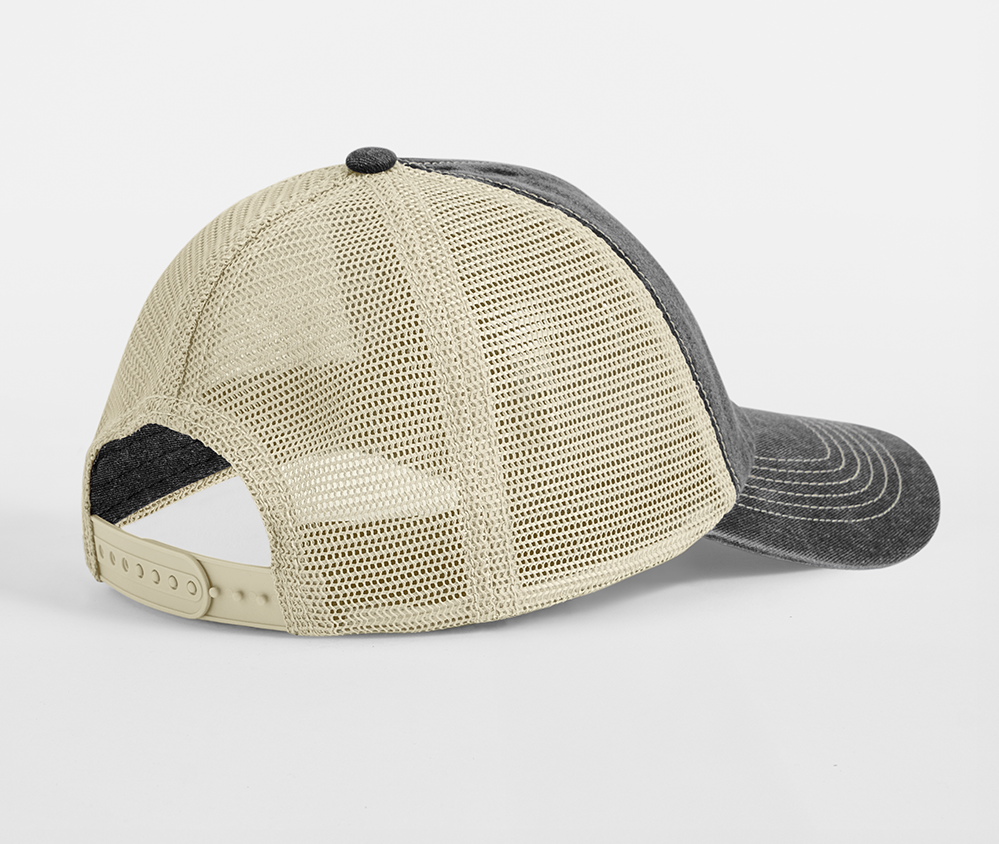 Casquette Trucker 6 Pans - Vintage Black/stone