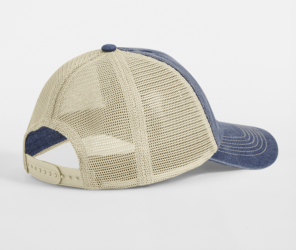 Casquette Trucker 6 Pans - Vintage Denim/stone