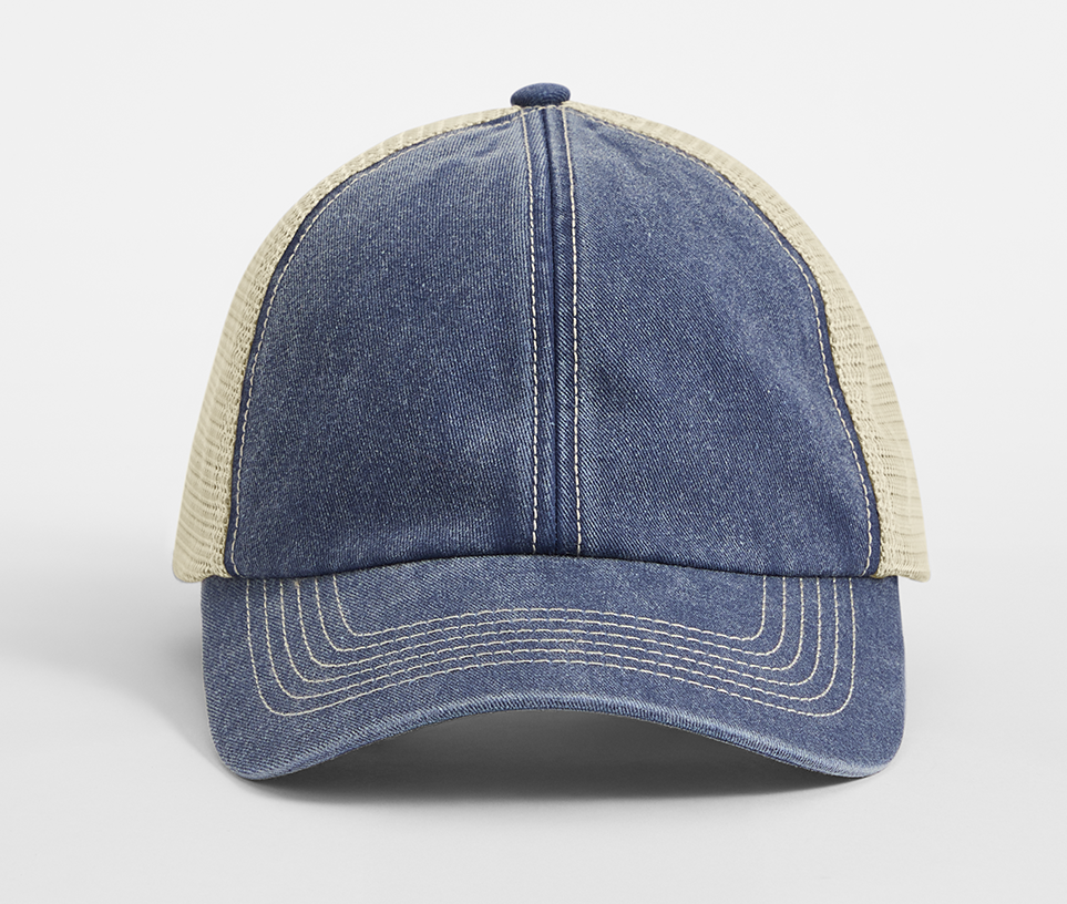 Casquette Trucker 6 Pans - Vintage Denim/stone