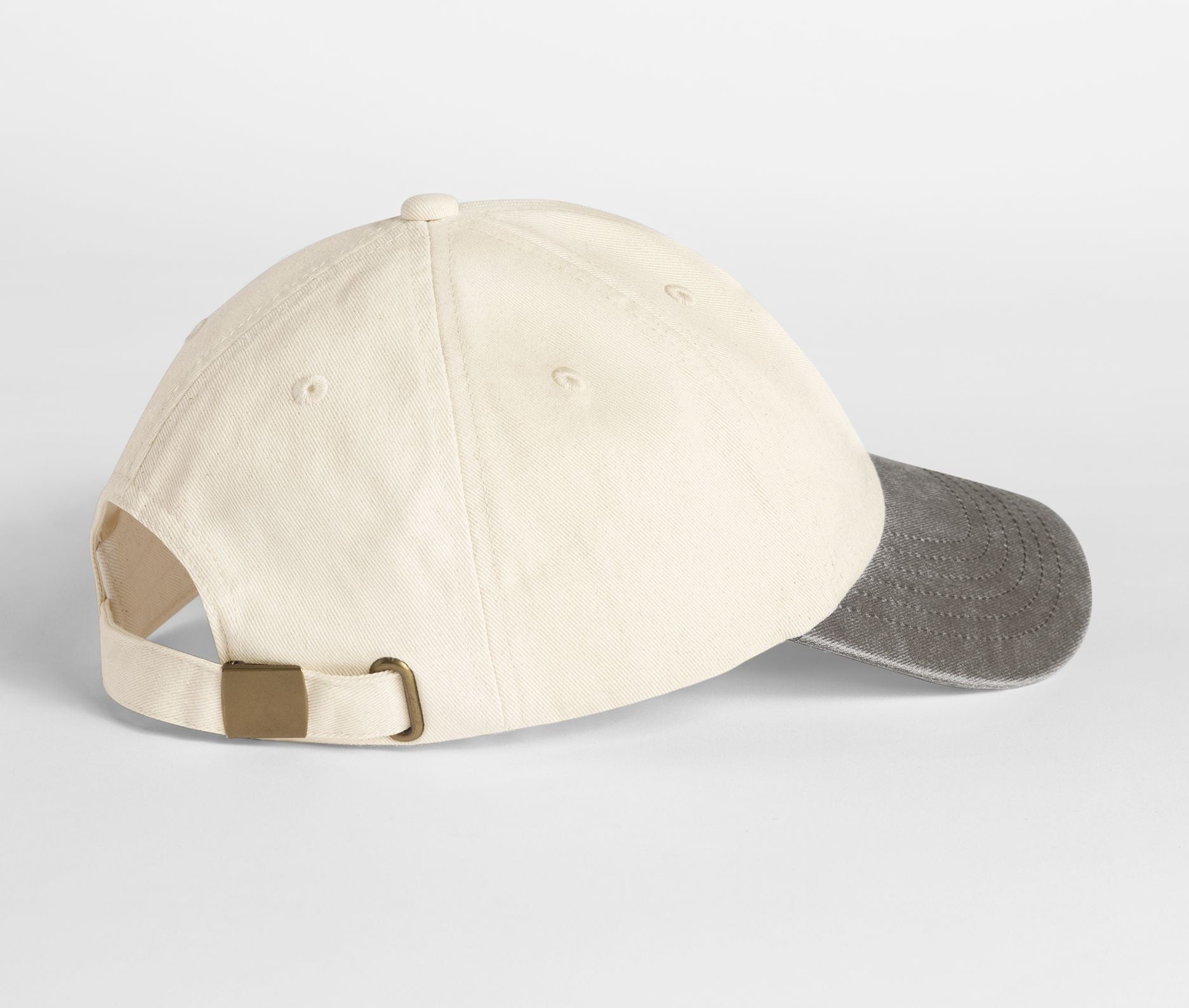 Casquette 6 Pans Contrastée - Natural/vintage Brown