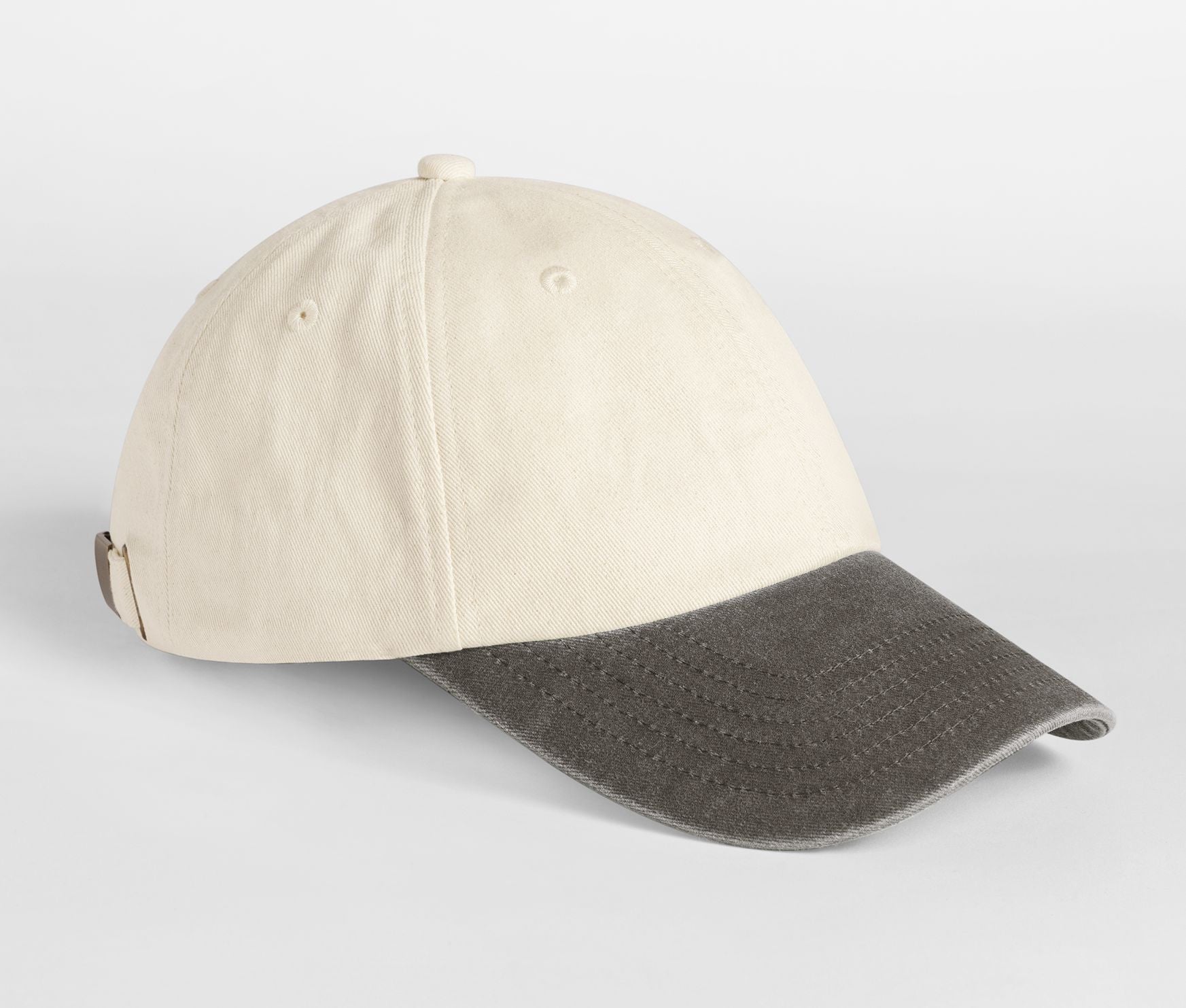 Casquette 6 Pans Contrastée - Natural/vintage Brown