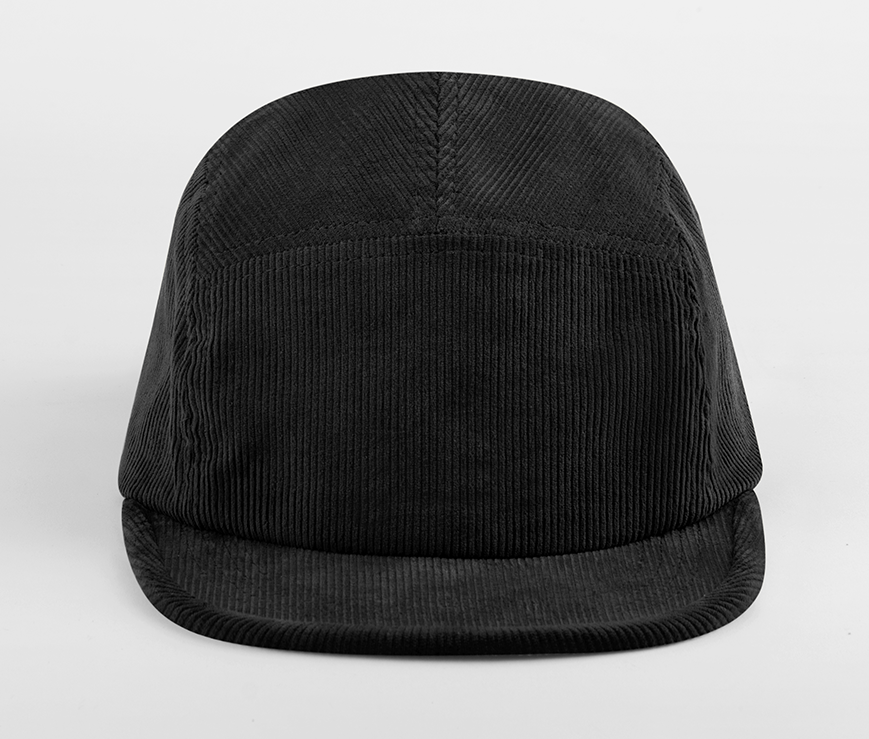 Casquette Camper en Velours Côtelé Organique - Black