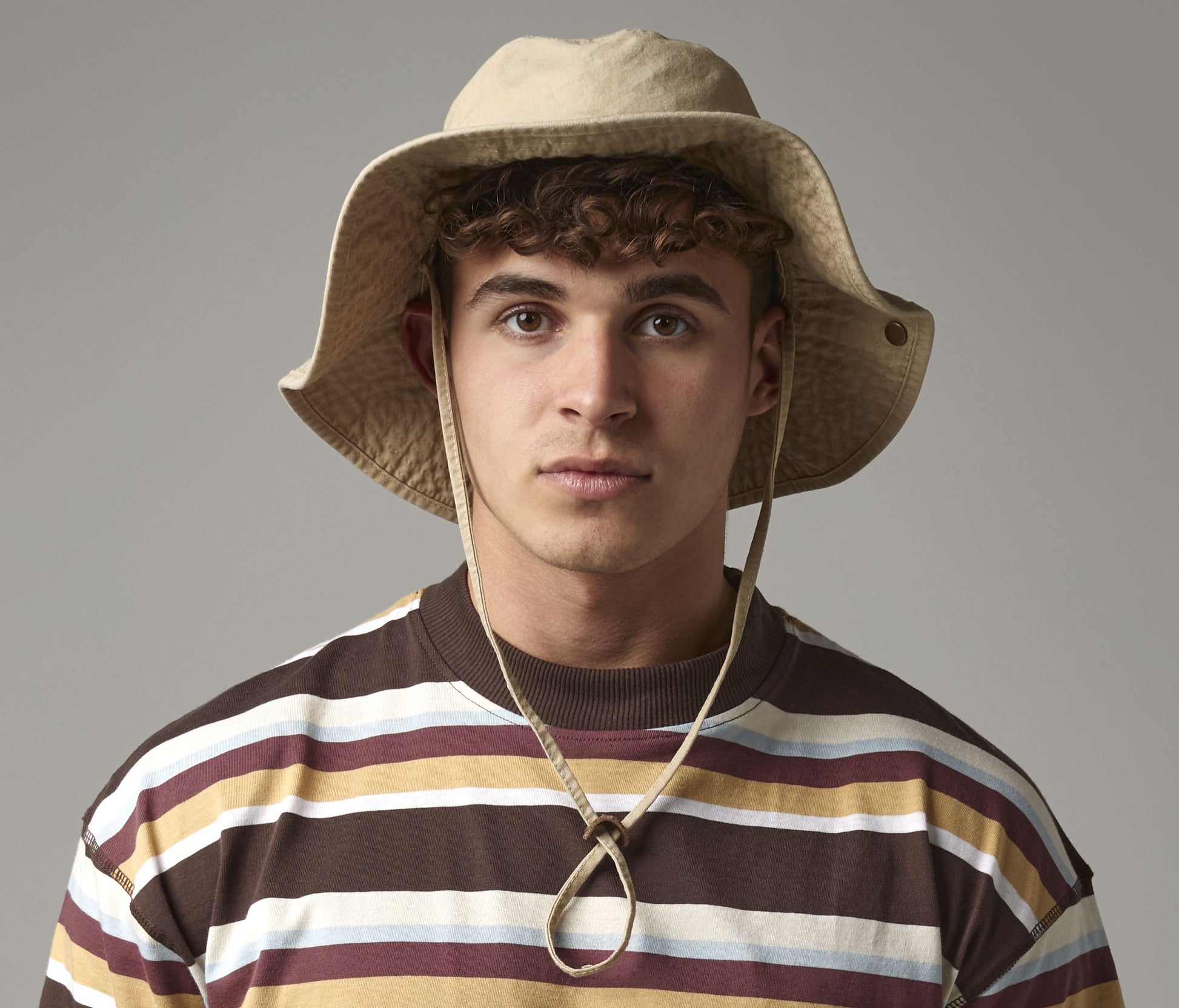Chapeau en coton lourd délavé