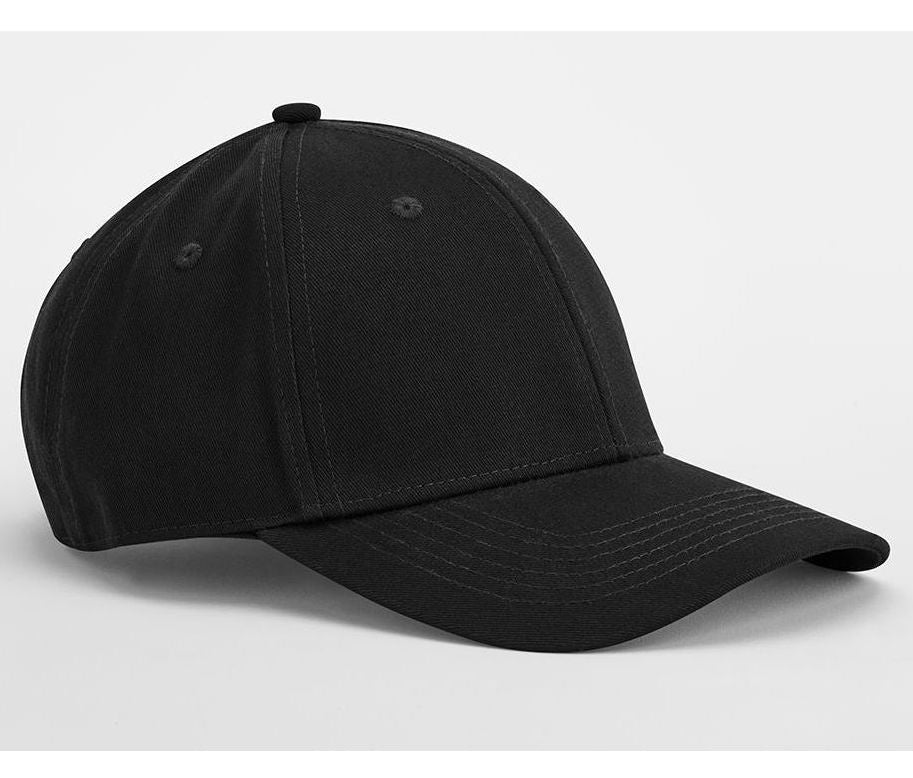 Casquette 6 Pans en Coton Organique - Black