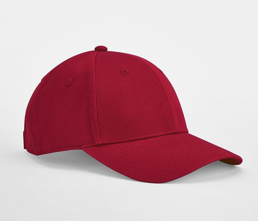 Casquette 6 Panneaux en Coton Organique - Classic Red