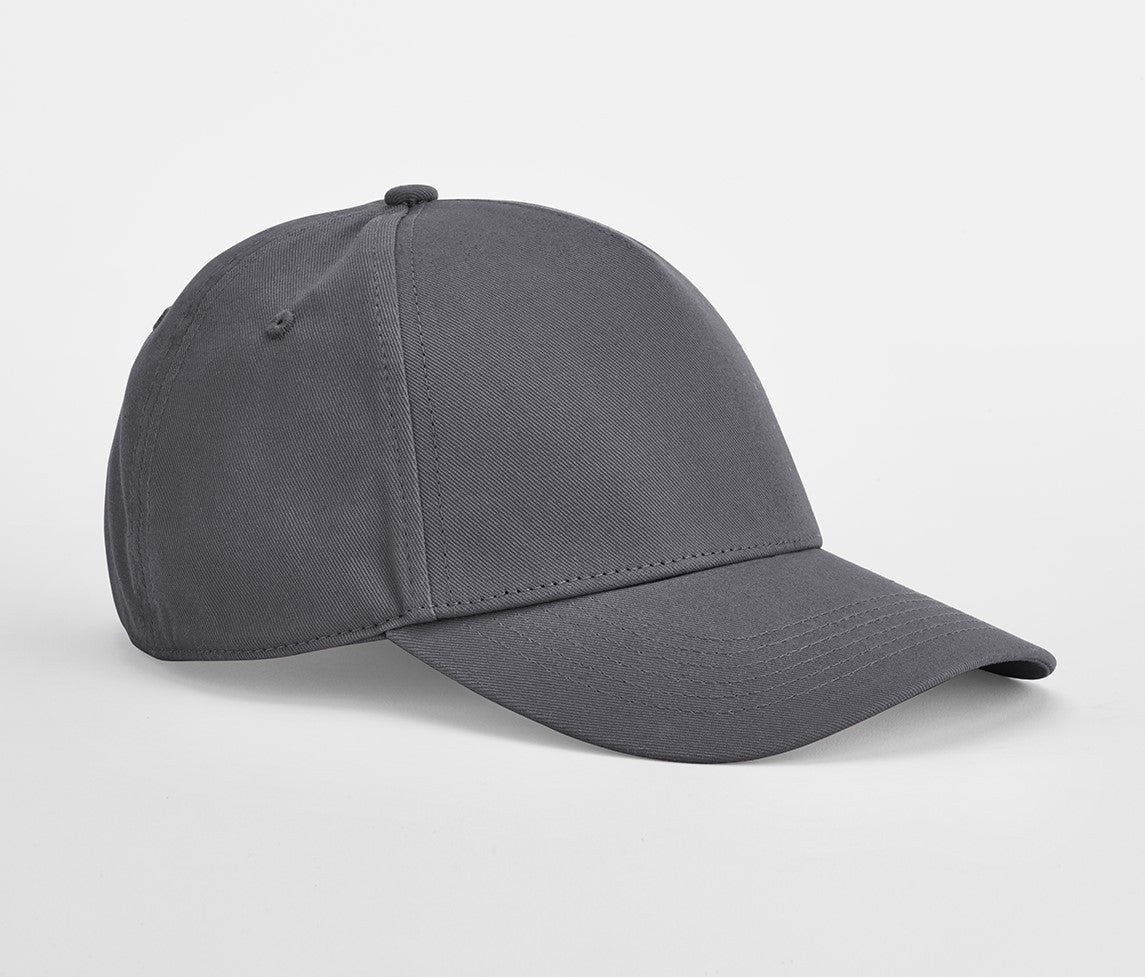 Casquette 5 Pans en Coton Organique - Graphite Grey