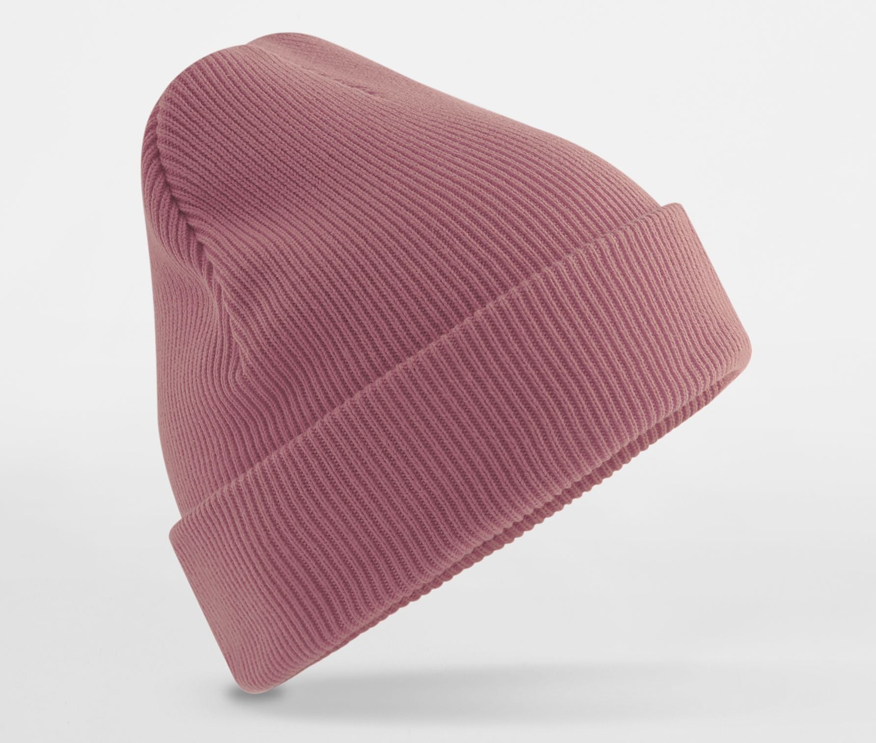 Bonnet en Coton Organique Avec Rabat - Rose Pink