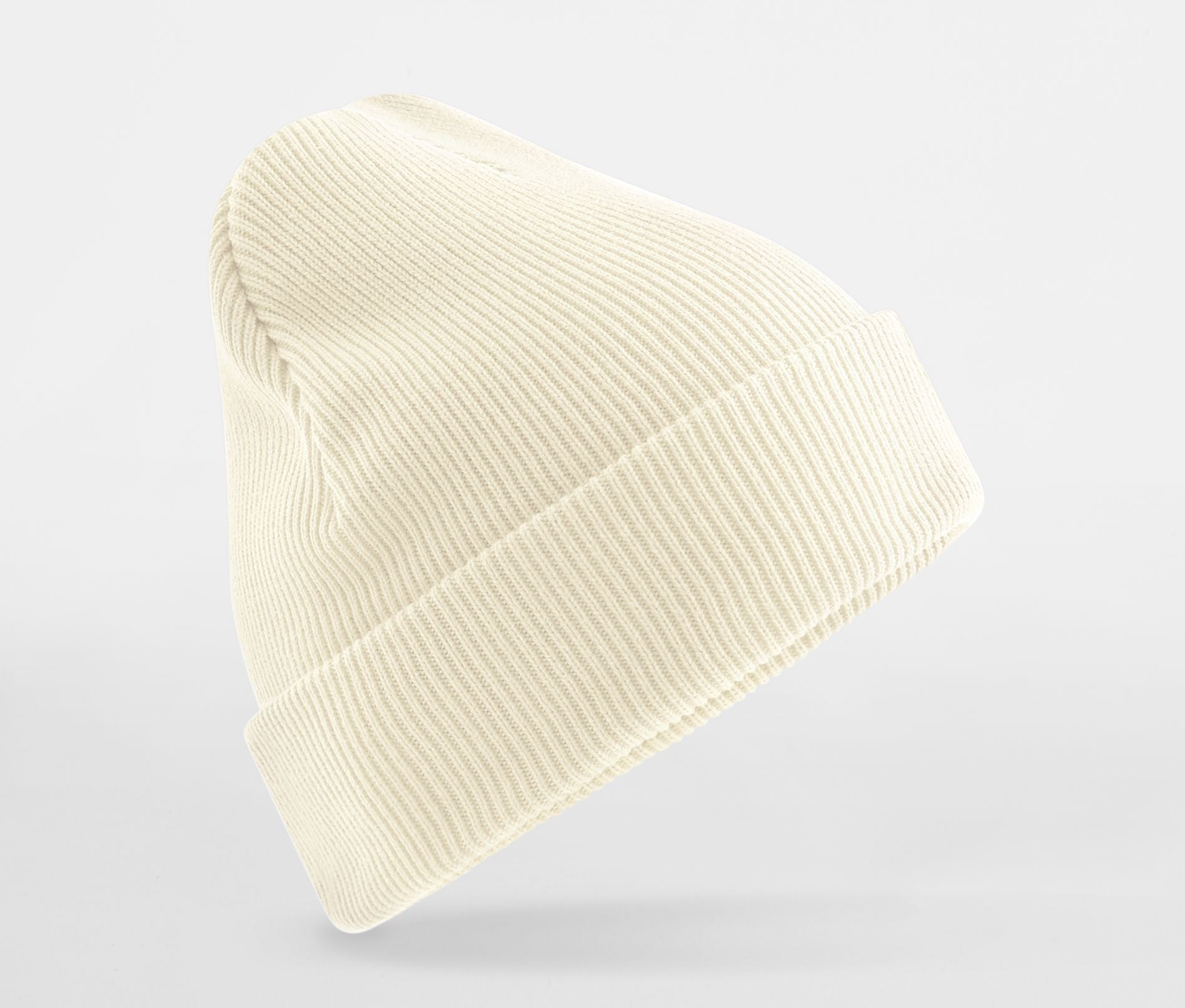 Bonnet en Coton Organique Avec Rabat - Off White