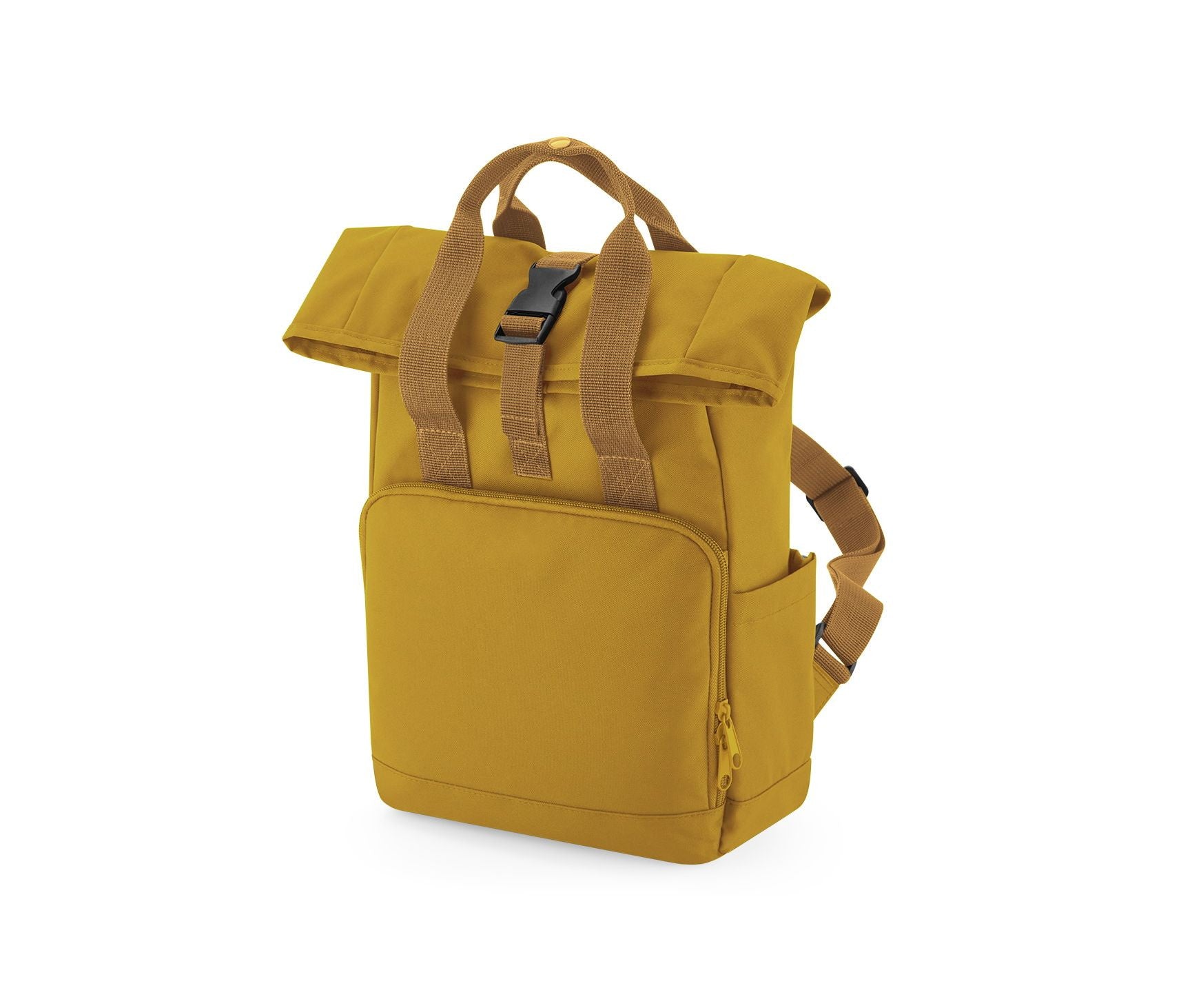 Mini Sac à Dos Fermeture à Enroulement - Mustard